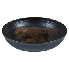 Grand bol émaillé en céramique de Toshiko Takaezu