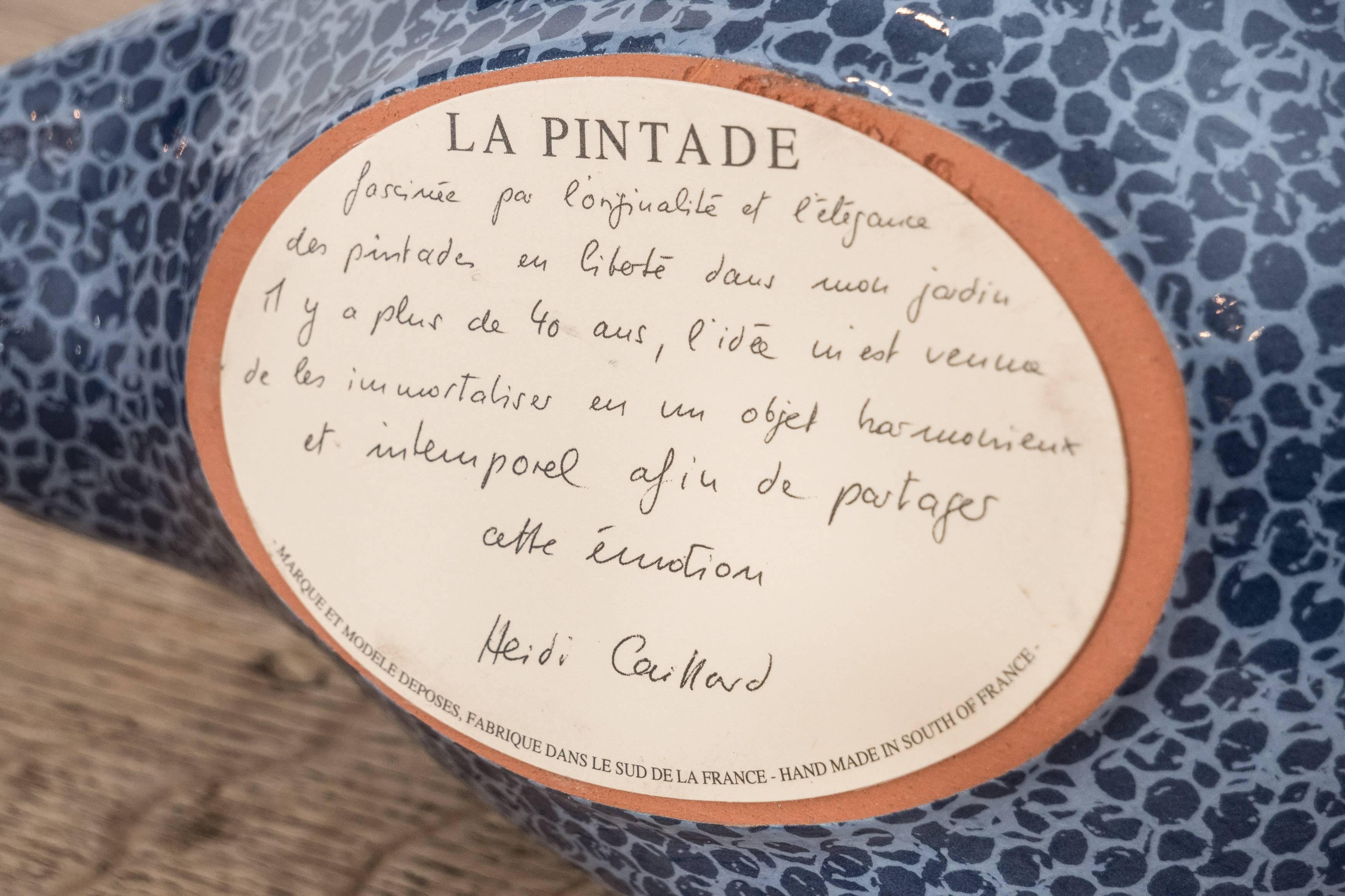 Large Ceramic Guinea Hens 2