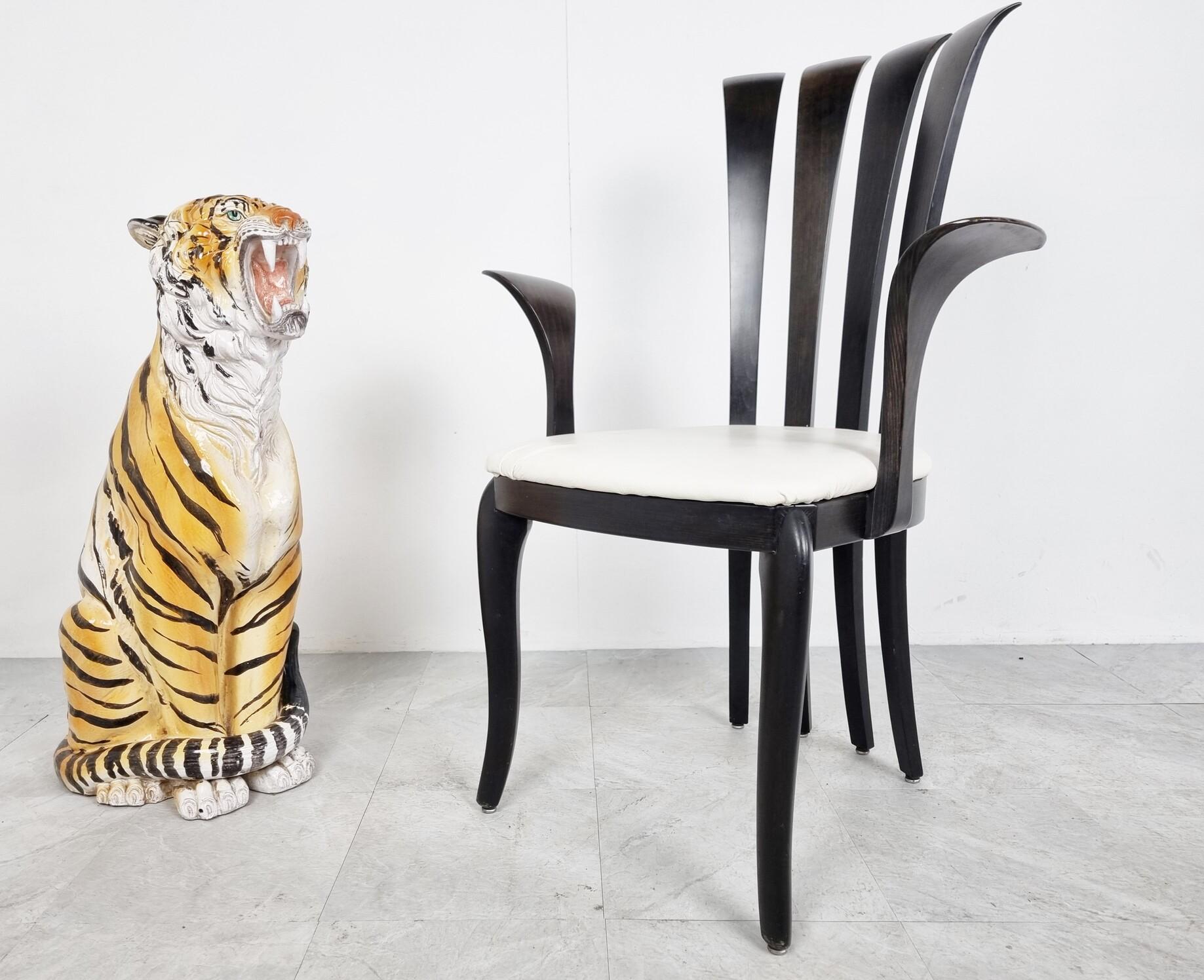 Große handbemalte Tigerfigur aus Keramik, hergestellt in Italien.

Wunderschön detailliert.

1970er Jahre - Italien

Sehr guter Zustand.

Abmessungen: 
Höhe: 80cm/31.49