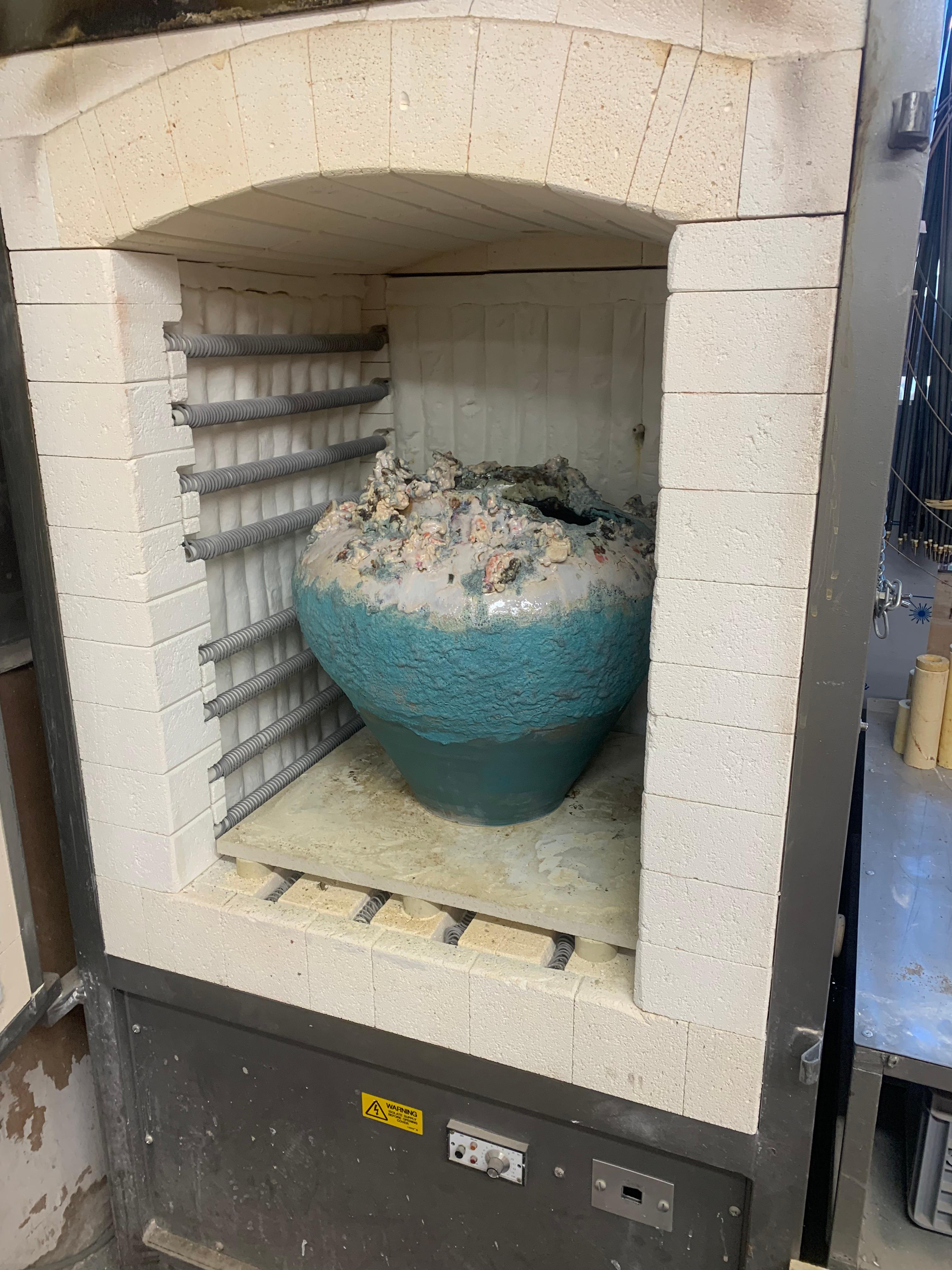 Vaso grande in ceramica di Kurt Alexander British Contemporary Unique Fatto a mano in vendita 5