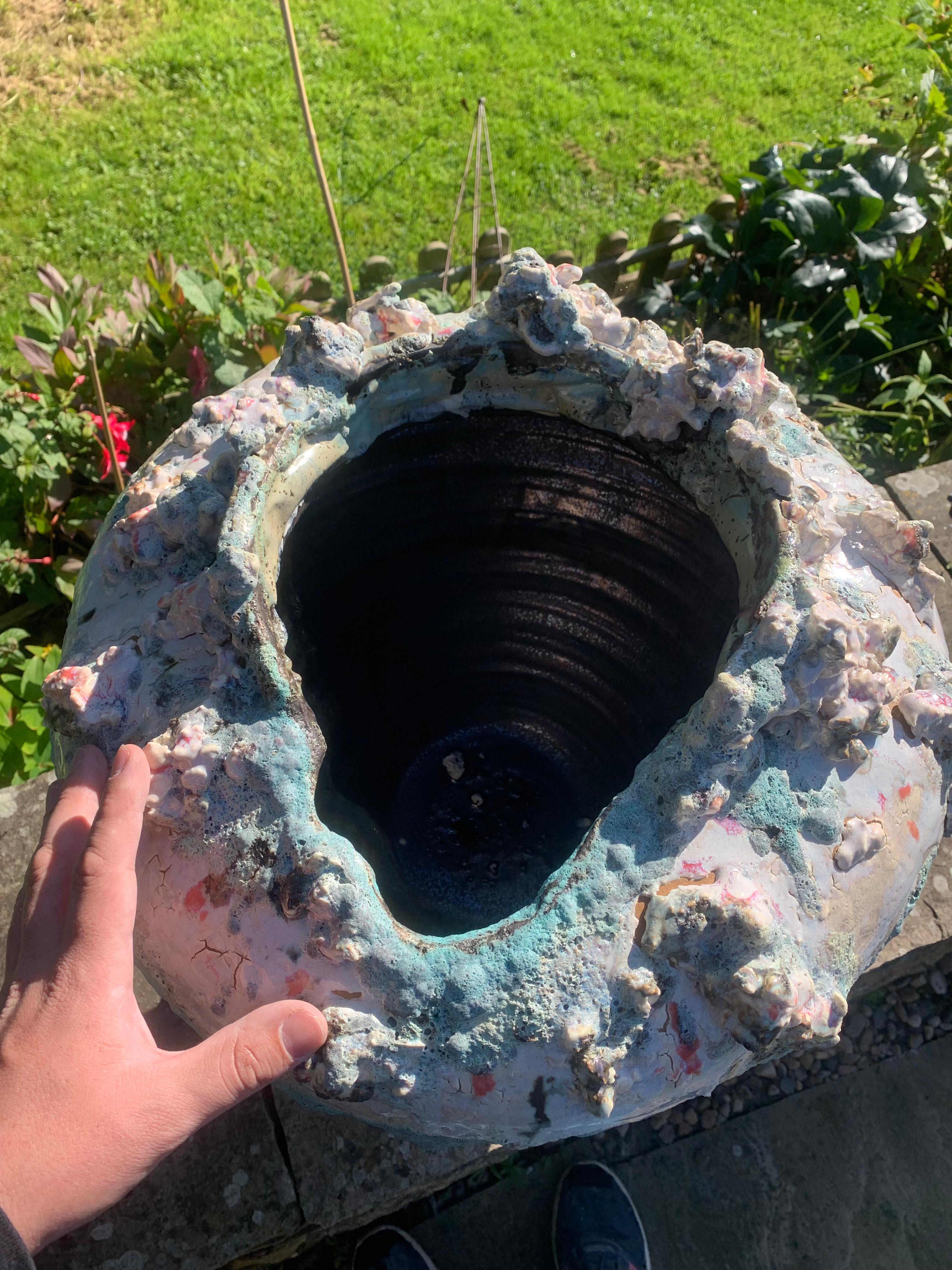 Vaso grande in ceramica di Kurt Alexander British Contemporary Unique Fatto a mano In condizioni Nuovo in vendita a London, GB