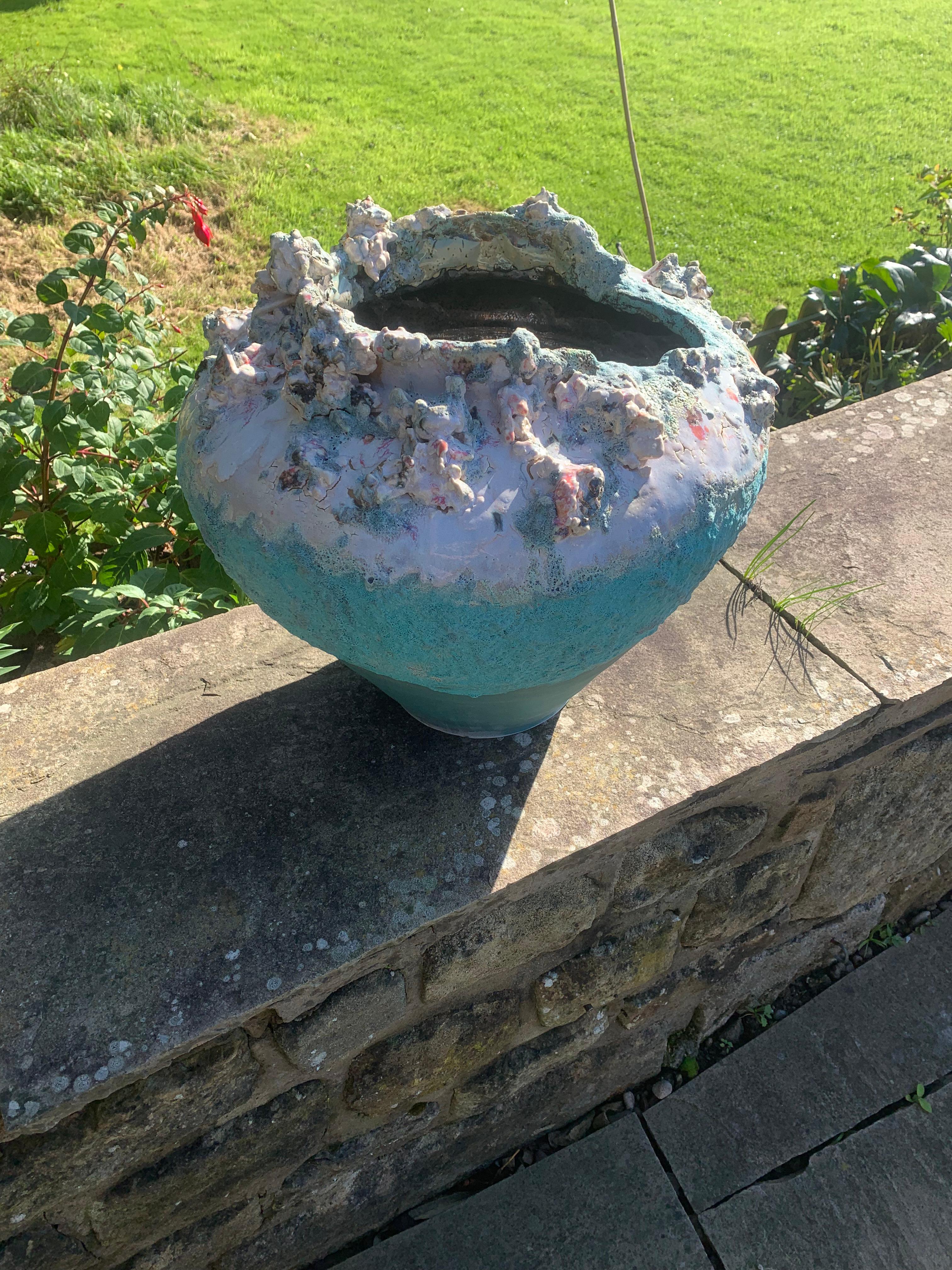 Vaso grande in ceramica di Kurt Alexander British Contemporary Unique Fatto a mano in vendita 1