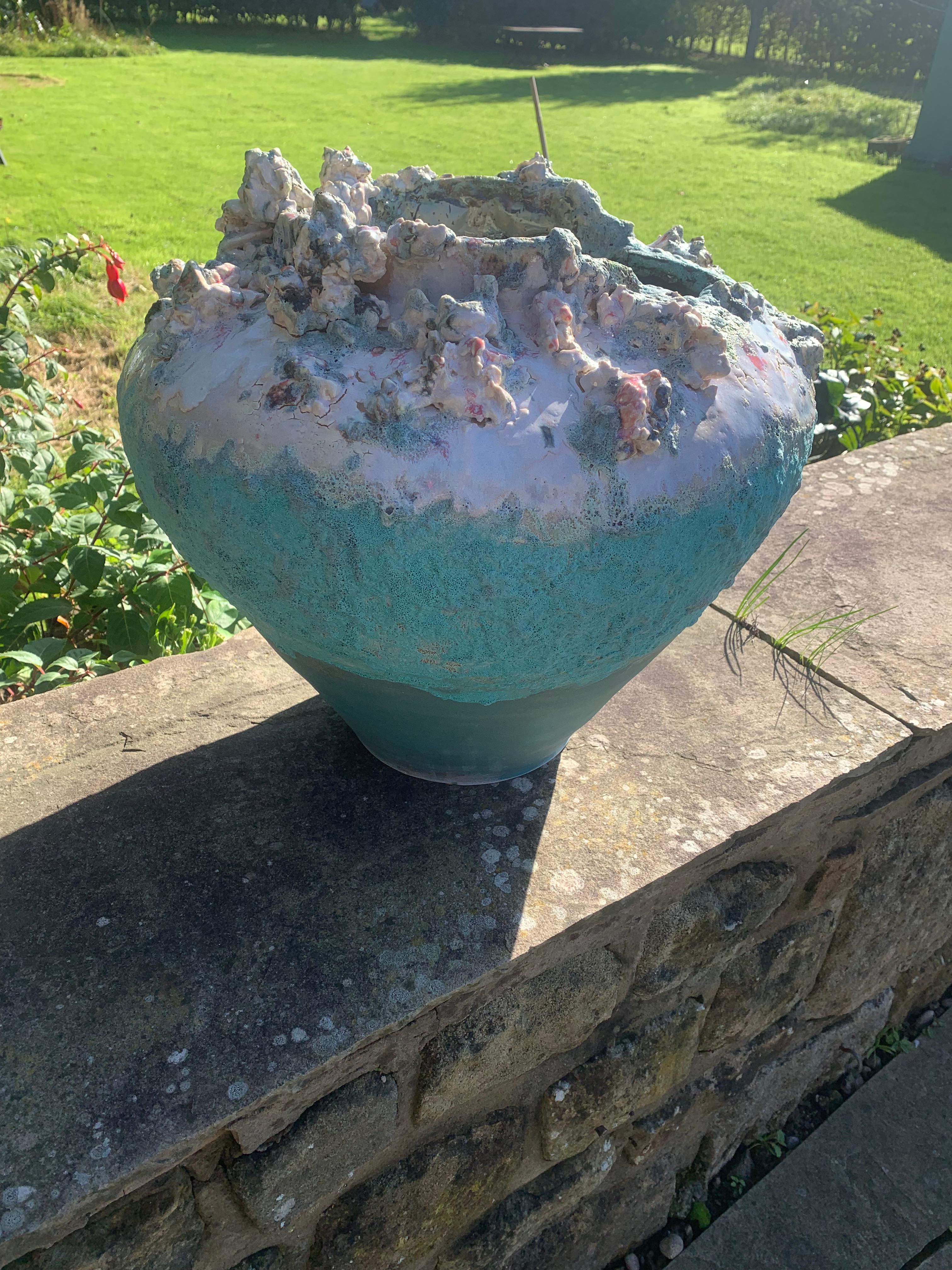 Vaso grande in ceramica di Kurt Alexander British Contemporary Unique Fatto a mano in vendita 2