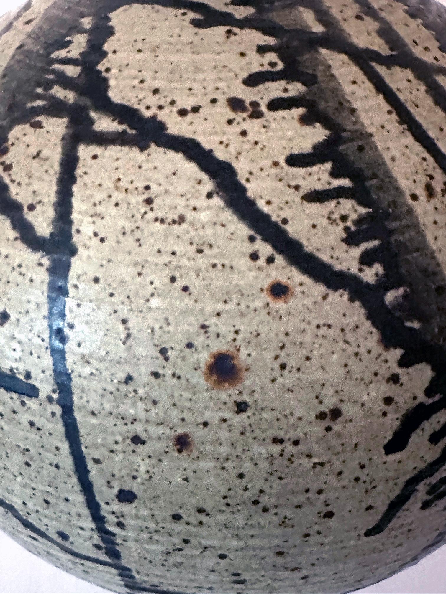 Grand vase en céramique à glaçure saisissante de Vivika et Otto Heino en vente 8