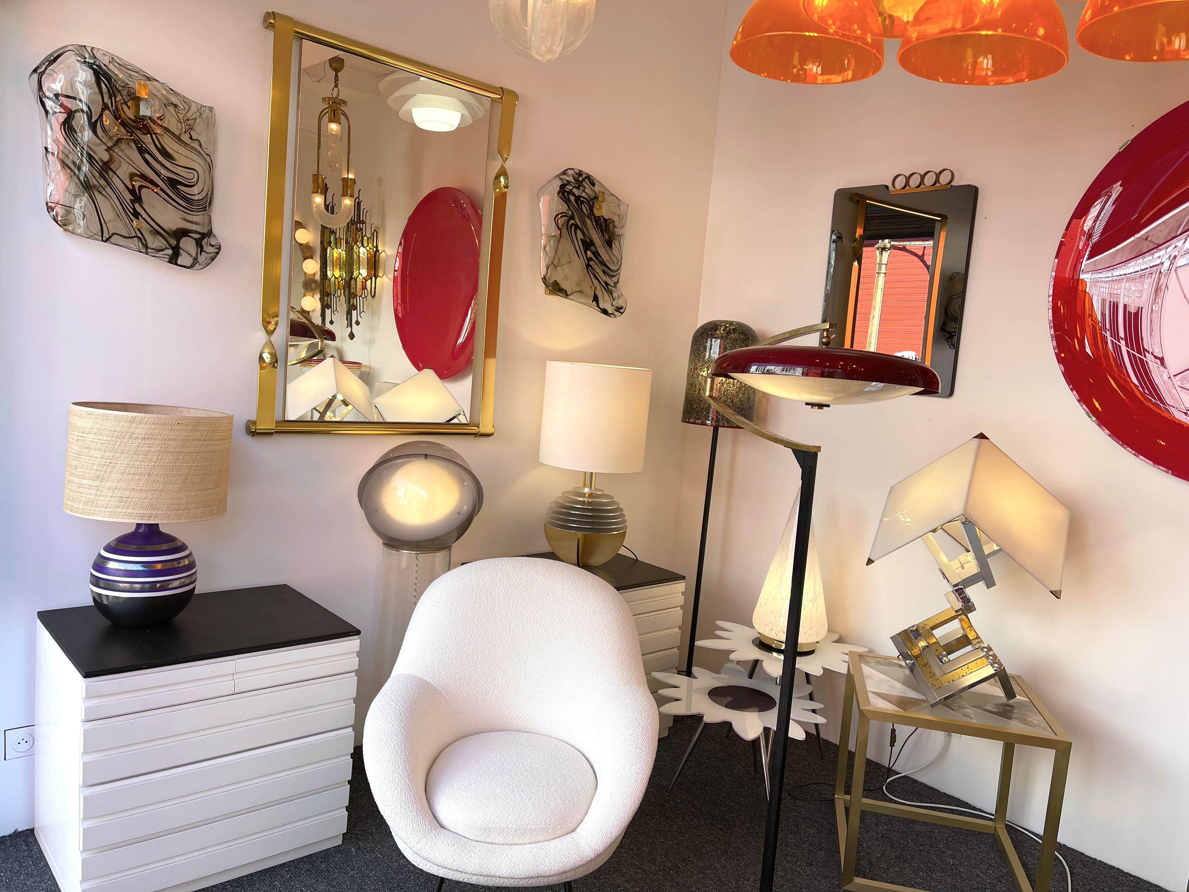 Italiano Grande lampada in ceramica di Aldo Londi per Bitossi, Italia, anni '70 in vendita