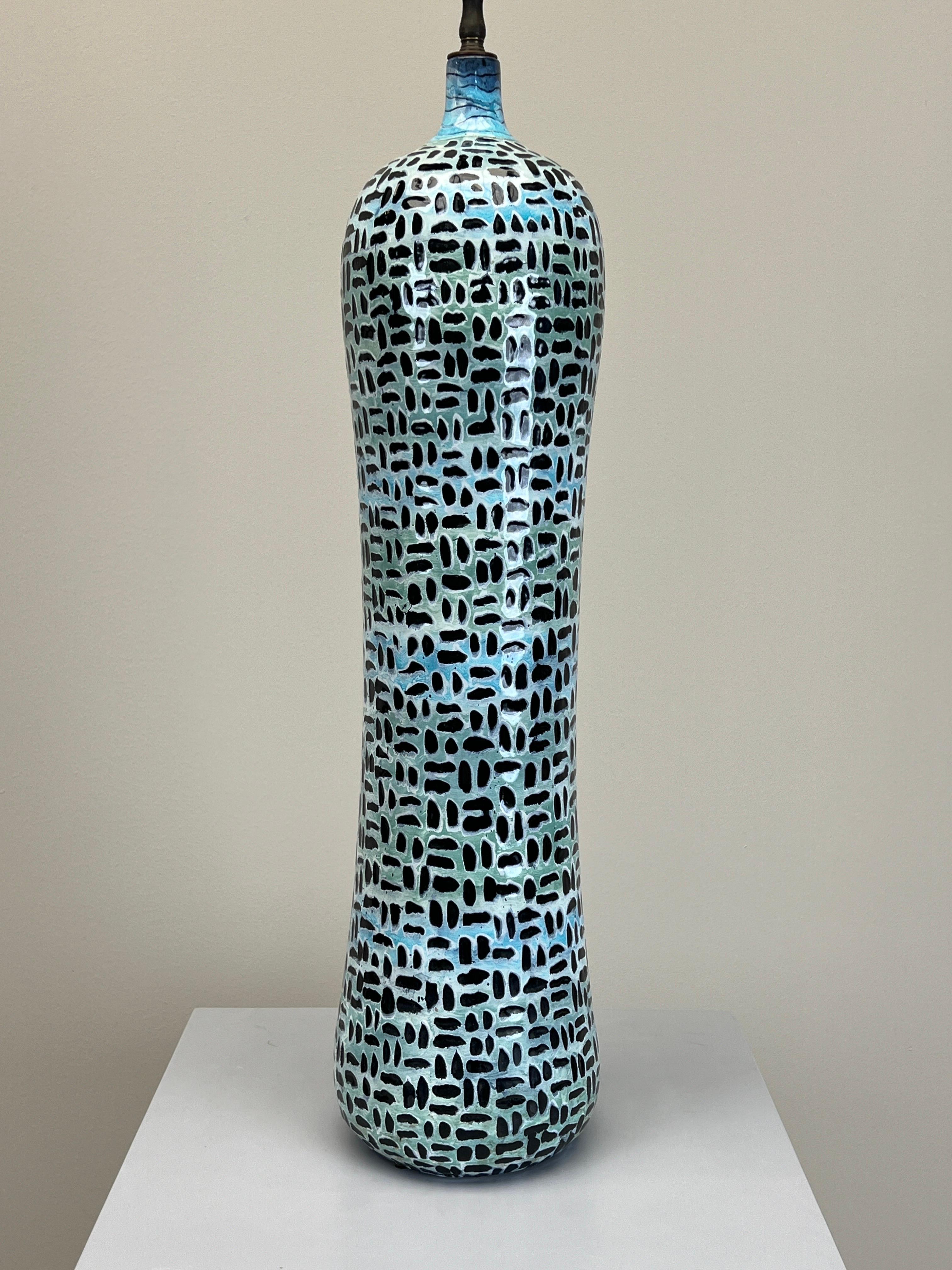 Large Ceramic Lamp by San Polo Venezia For Sale 5