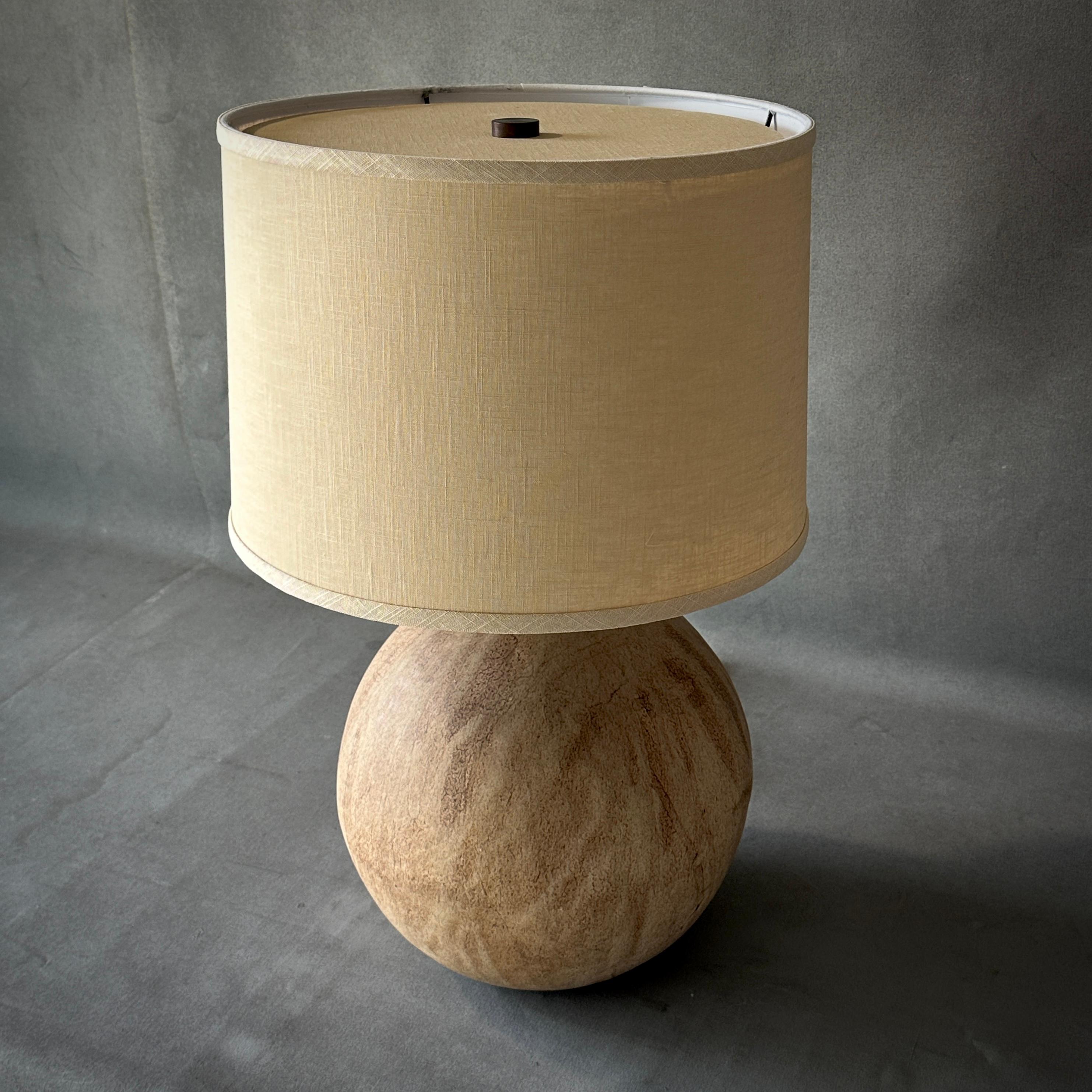 Belgian Large Ceramic Lamp For Sale
