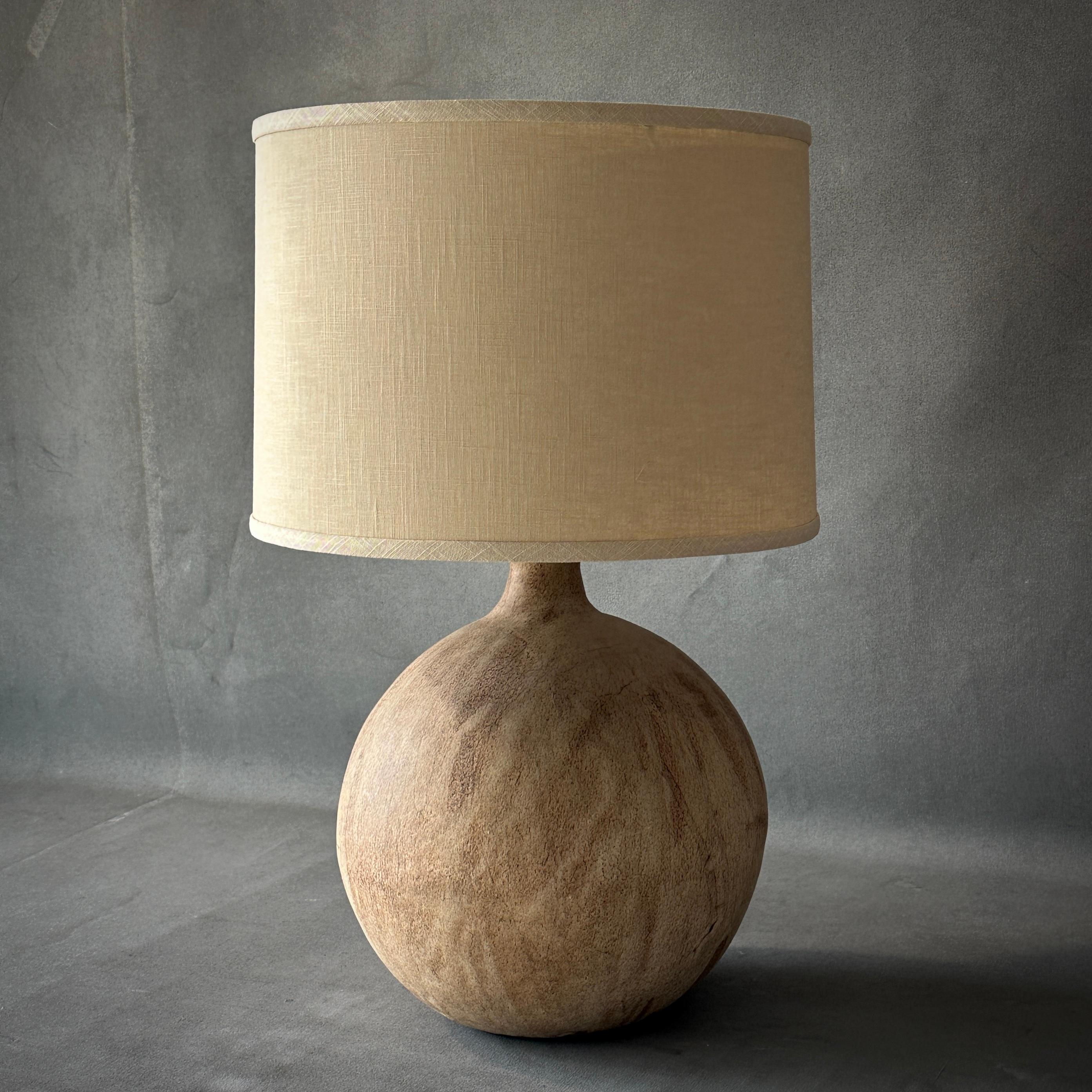 Large Ceramic Lamp In Good Condition For Sale In Los Angeles, CA