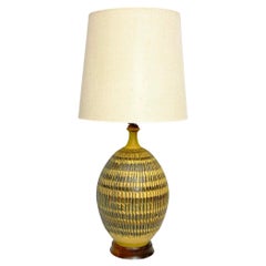 Große Keramiklampe im Stil von Bob Kinzie für Affiliated Craftsmen