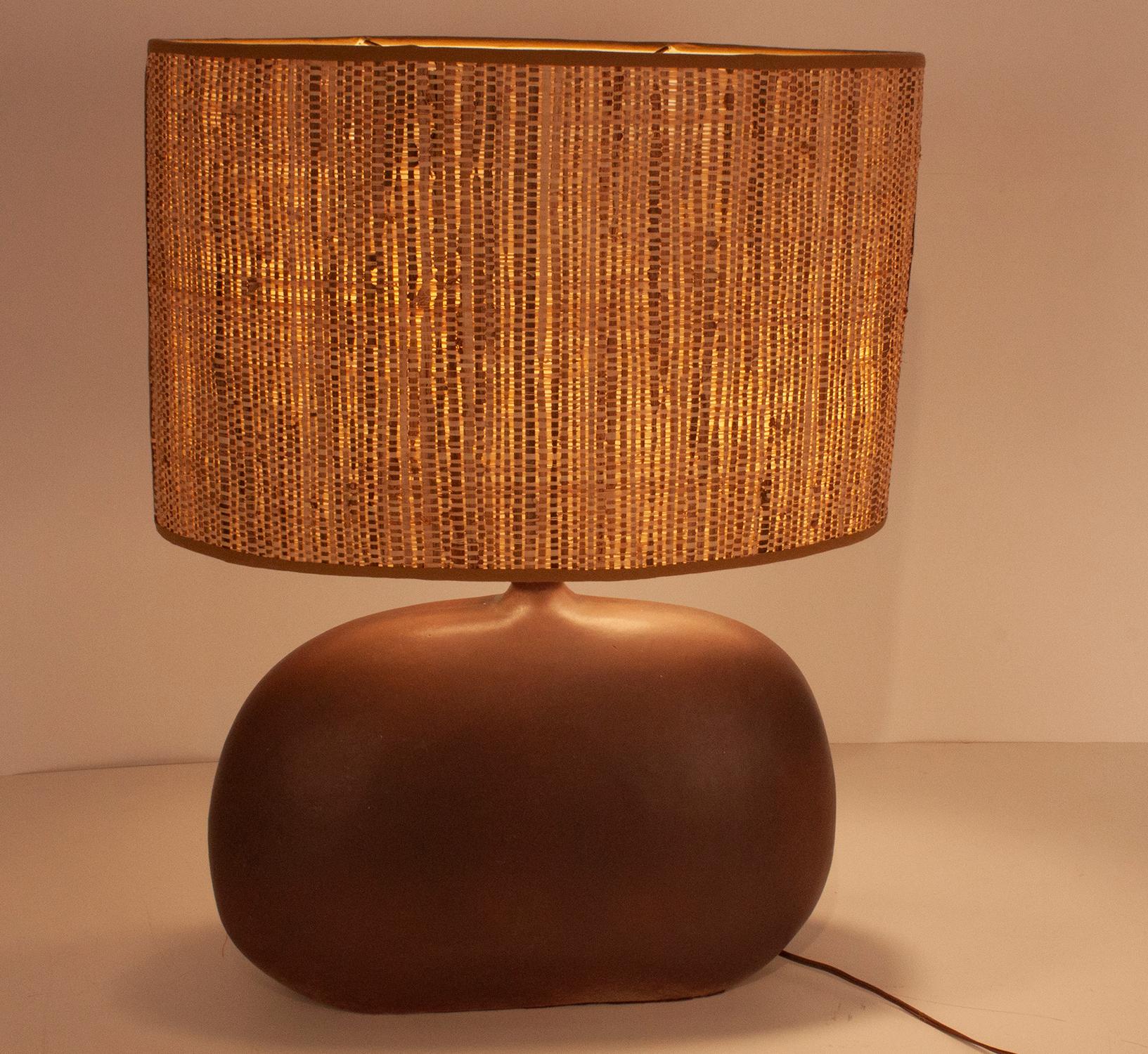 Mid-Century Modern Grande lampe en céramique fabriquée par Jordi Aguadé i Clos, Espagne, années 1970 en vente