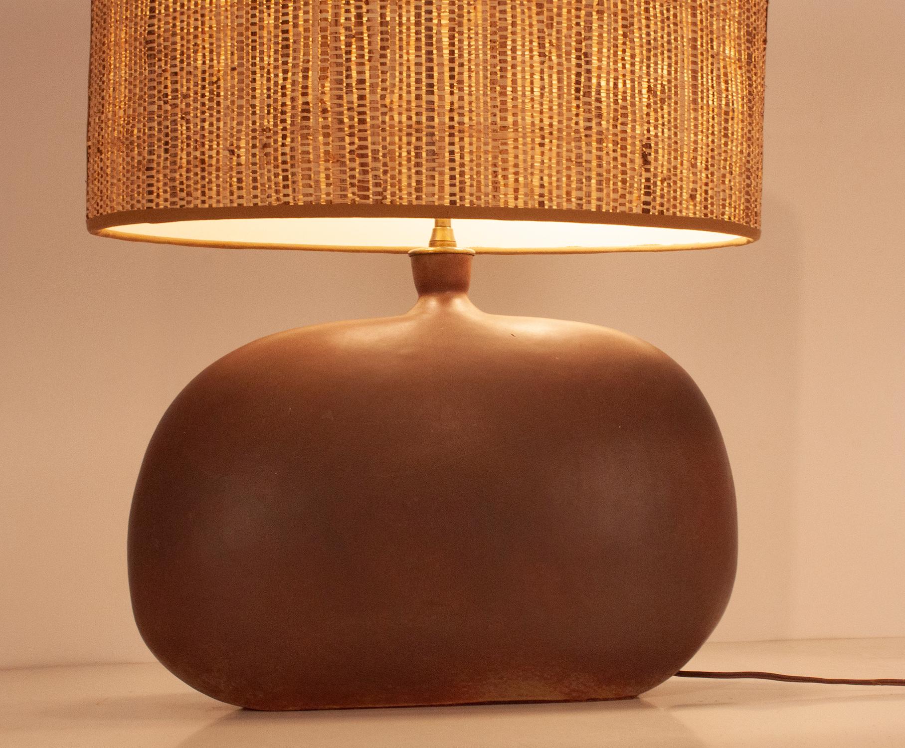 Large Ceramic Lamp Made by Jordi Aguadé i Clos, Spain 1970's For Sale 1
