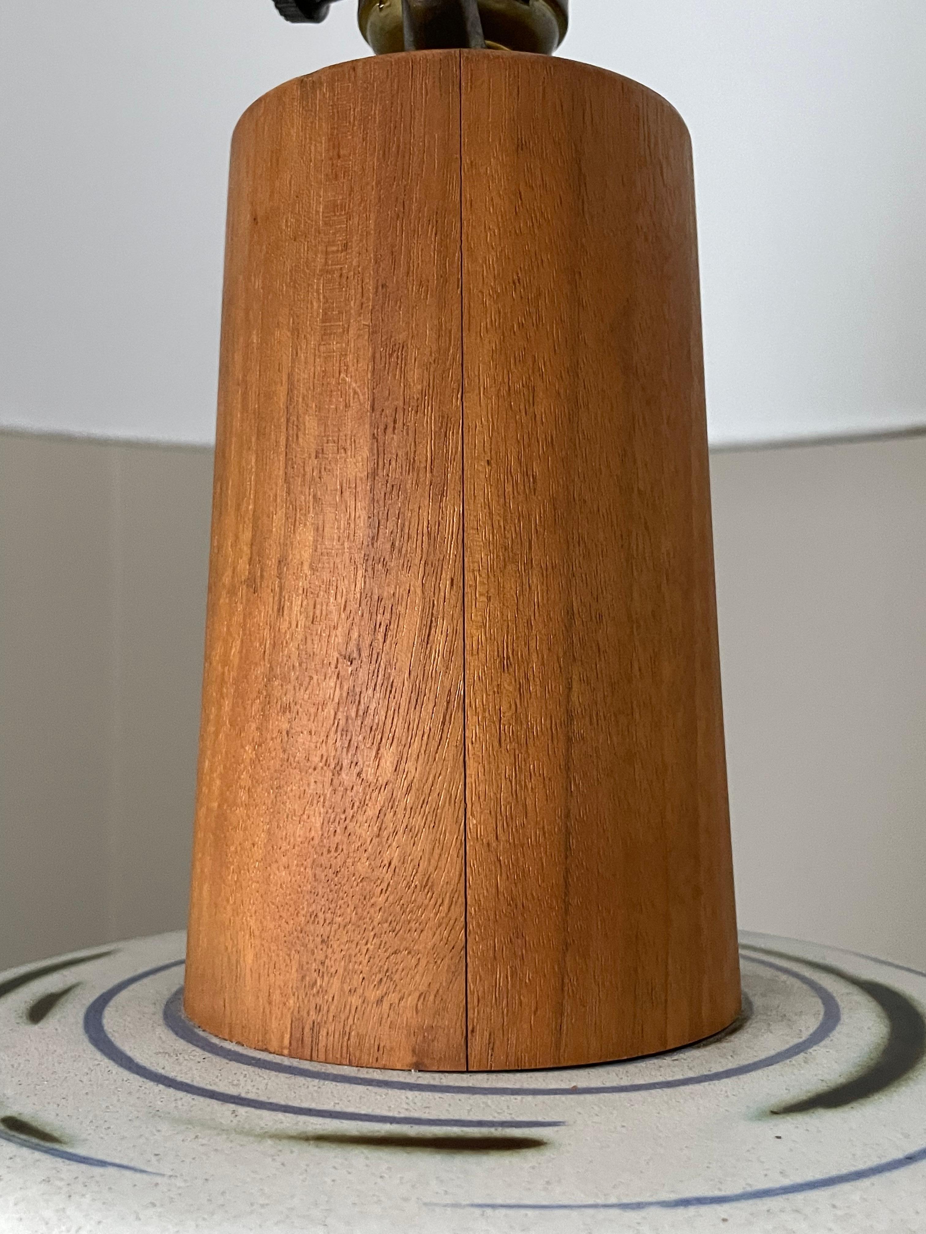 Mid-20th Century Large Ceramic Martz Table Lamp by Jane and Gordon Martz for Marshall Studios For Sale