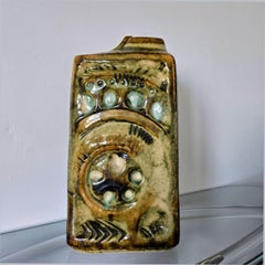 Large ceramic mid-century modern vase by Zsolnay