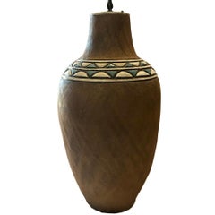 Large Ceramic Midcentury Lamp