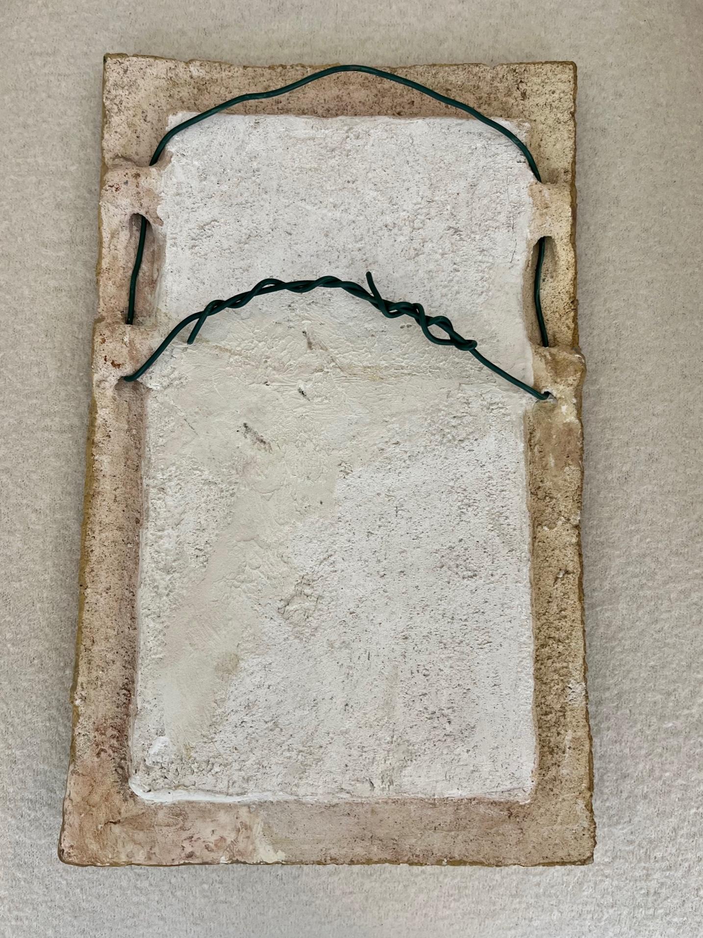 Grand miroir en céramique par Les Argonautes, Vallauris, années 1960 en vente 3