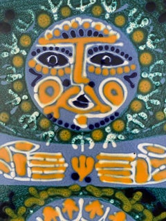 Large ceramic panel by Boleslaw Danikowski