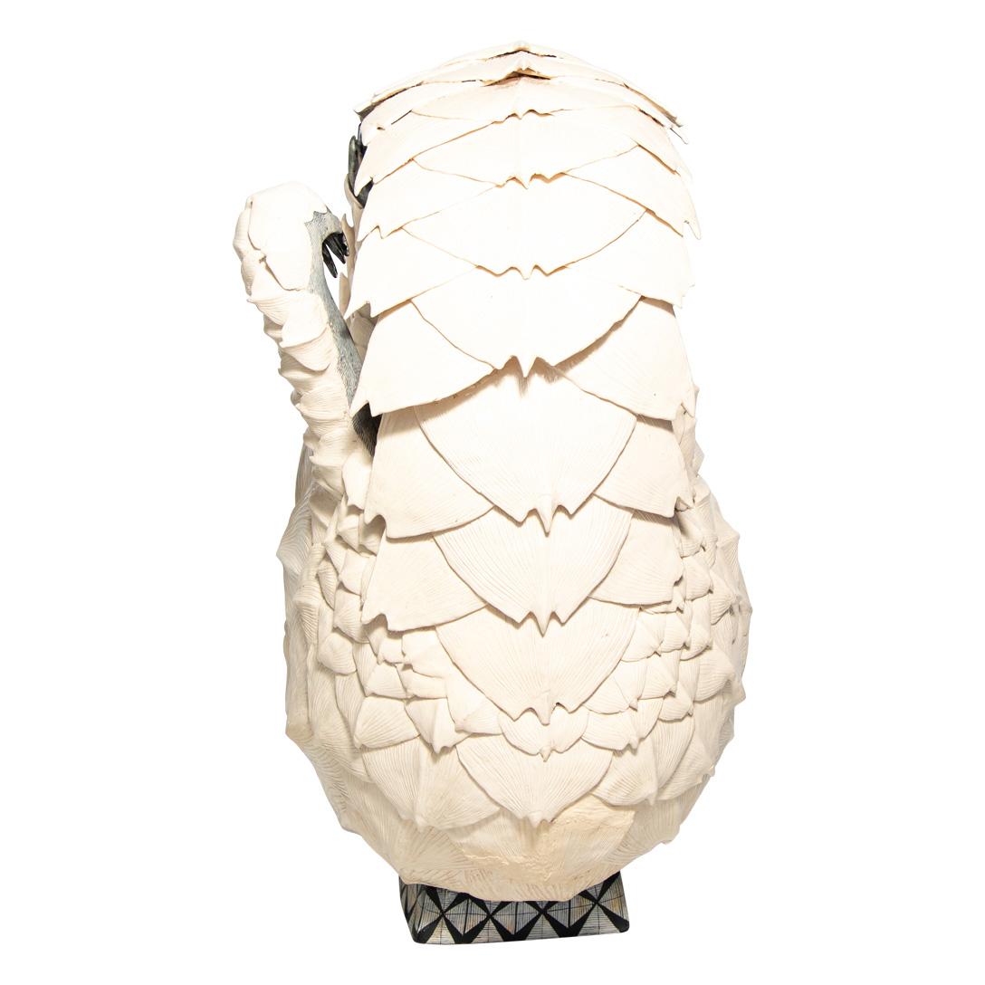 South African Large Ceramic Pangolin Sculpture, hand made in South Africa