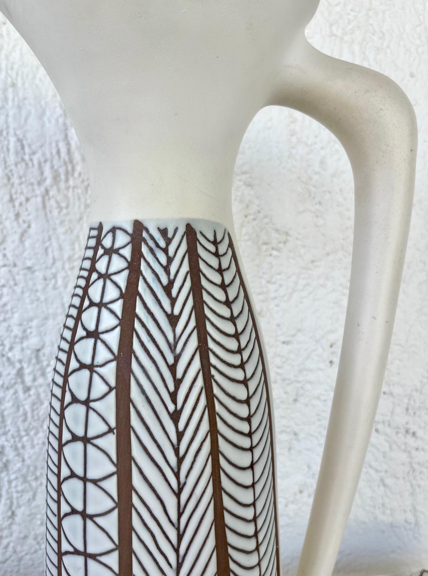 brocca grande in ceramica Roger Capron circa 1960 in vendita 1