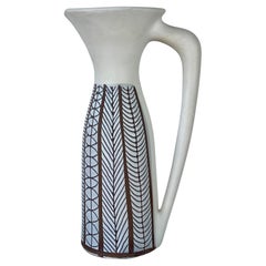 large ceramic pitcher Roger Capron circa 1960