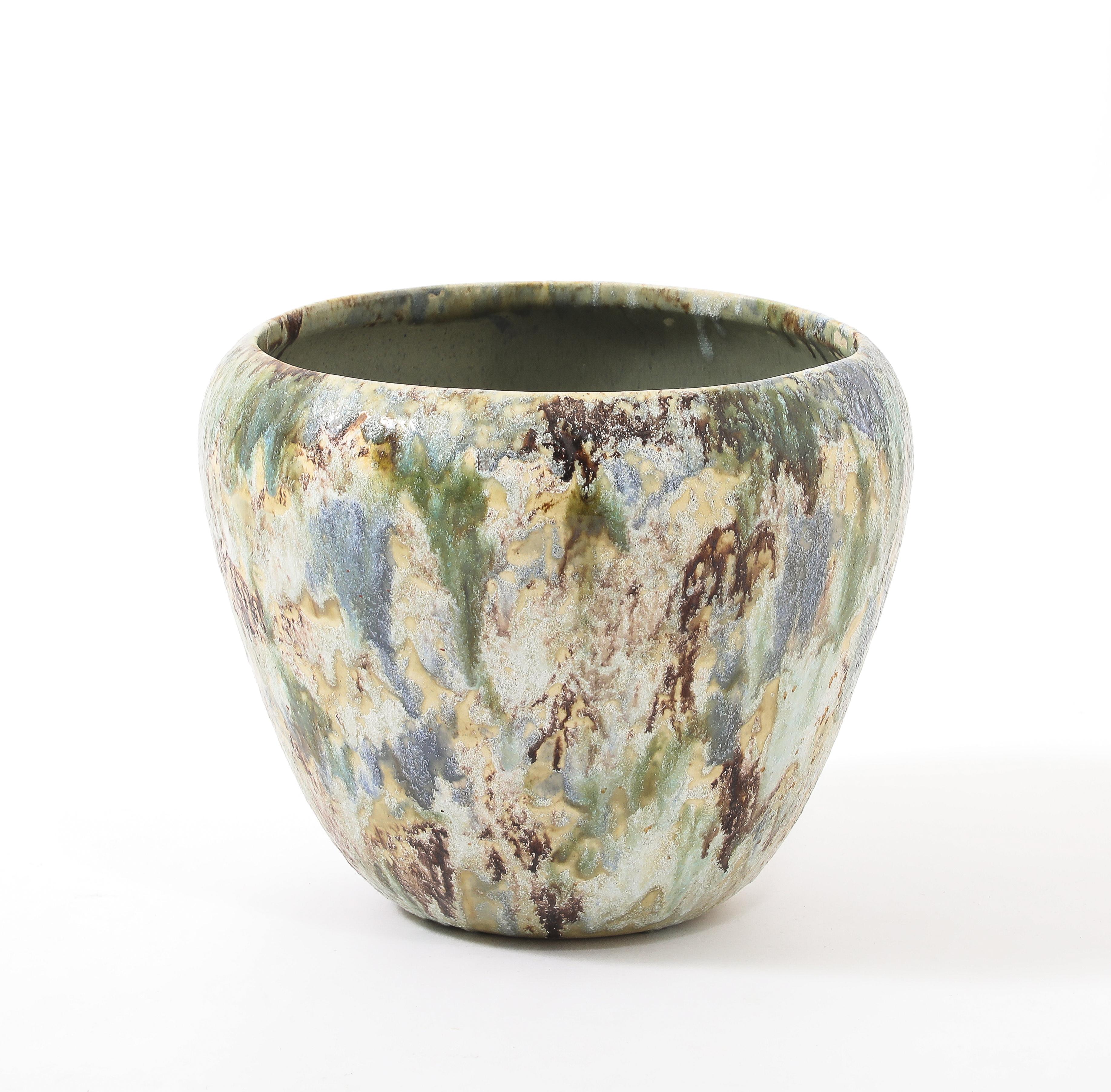 Large Ceramic Planter, USA 1940's For Sale 2