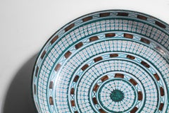 Large ceramic platter by Robert Picault, Vallauris, 1960s