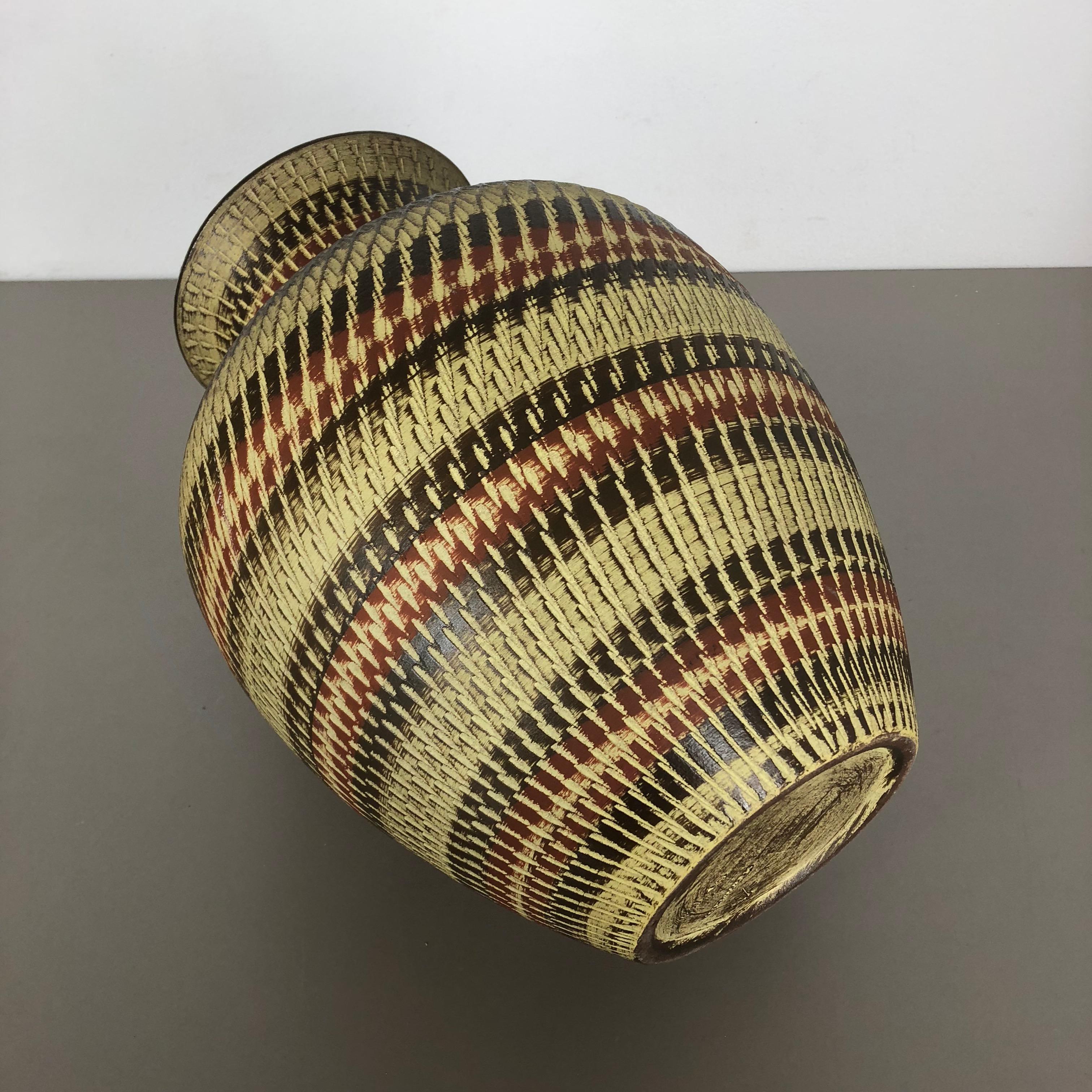 Large Ceramic Pottery Floor Vase by Dümmler and Breiden, Germany, 1950s 11