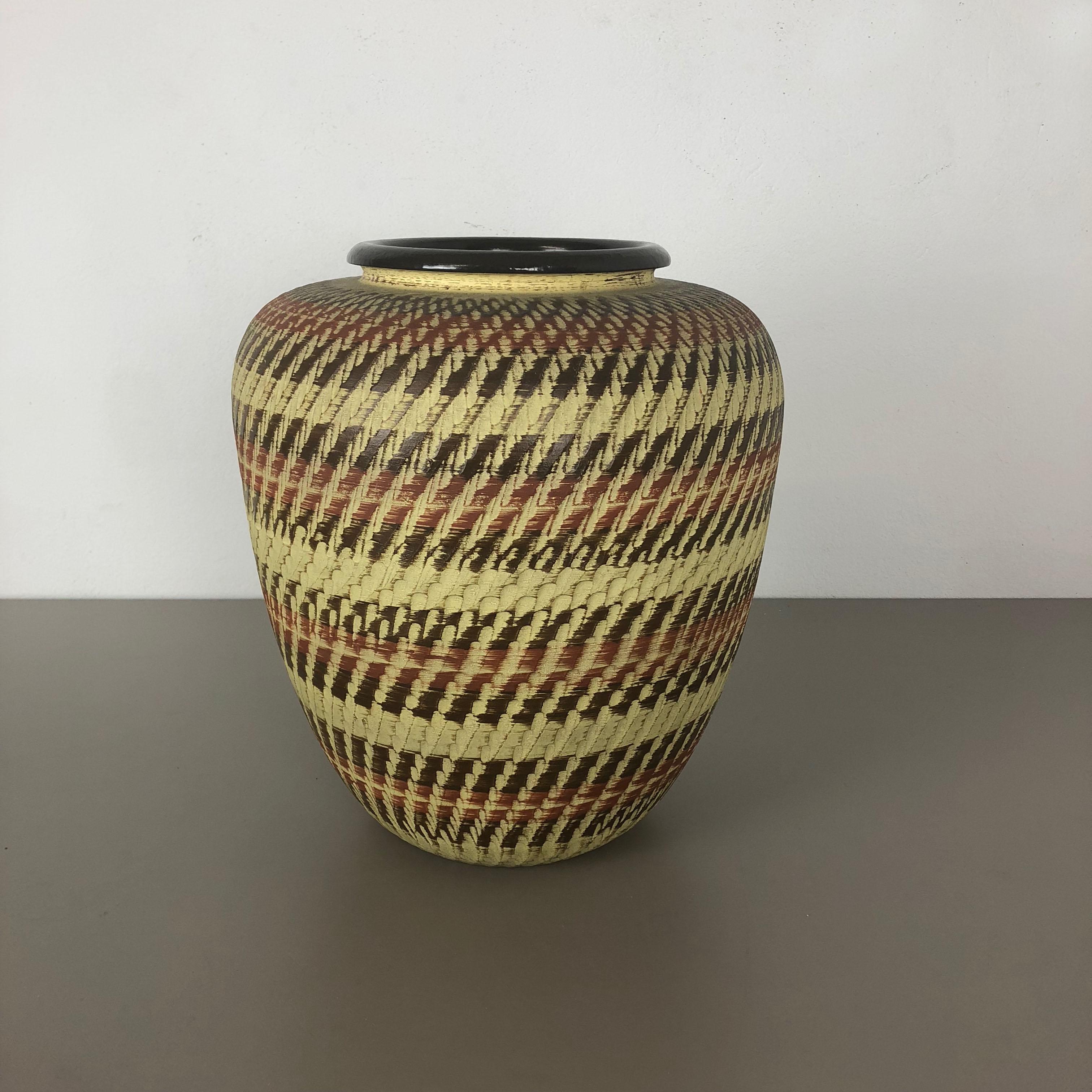 Large Ceramic Pottery Floor Vase by Dümmler and Breiden, Germany, 1950s In Good Condition In Kirchlengern, DE