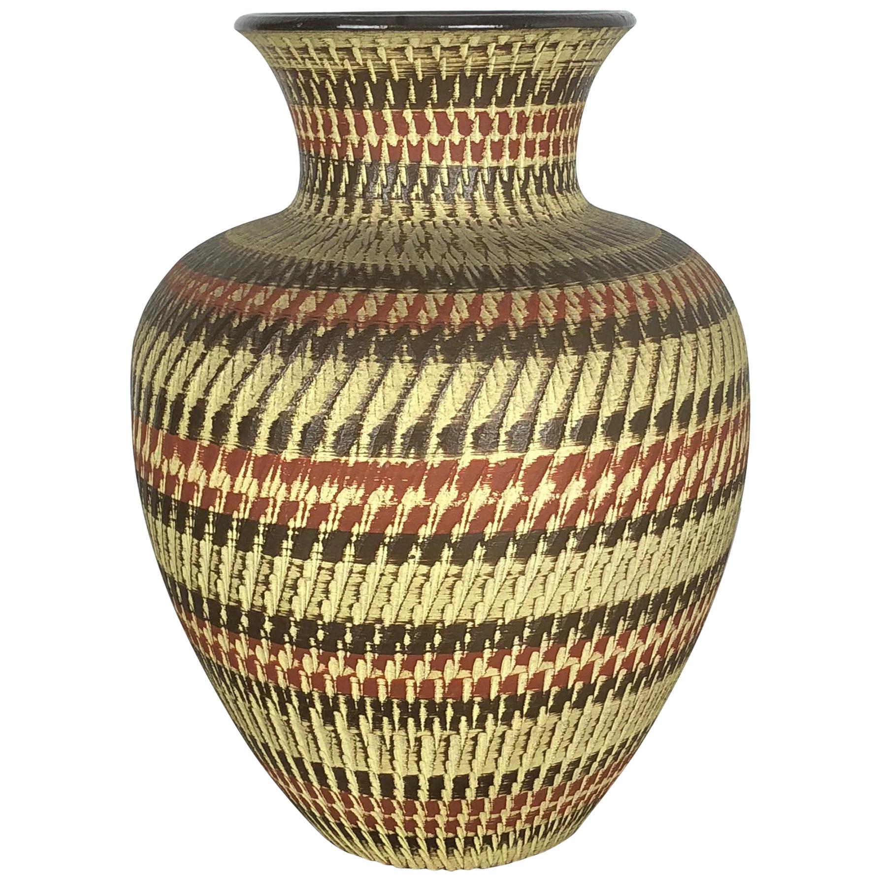 Large Ceramic Pottery Floor Vase by Dümmler and Breiden, Germany, 1950s