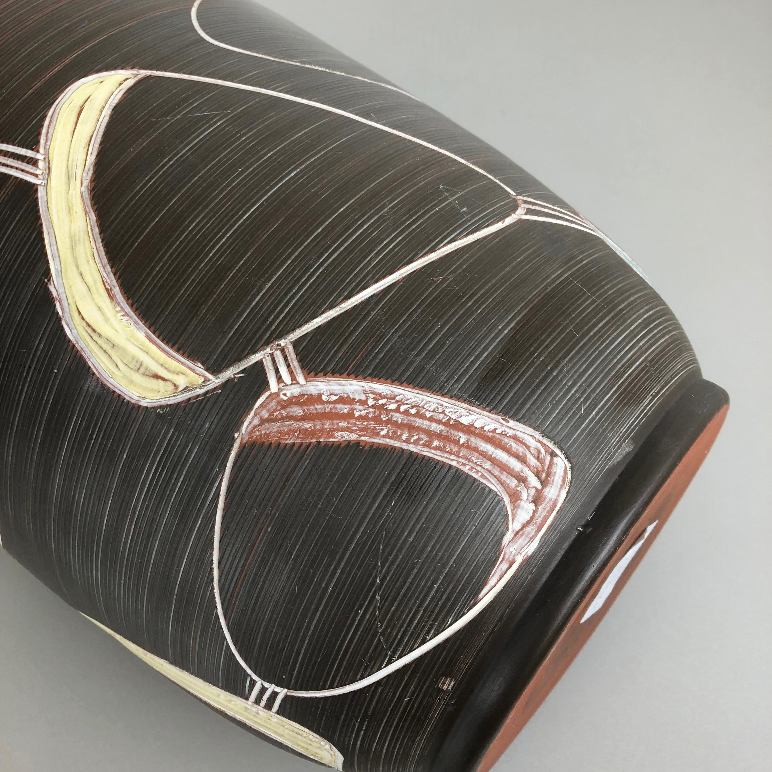Large Ceramic Pottery Floor Vase by Sawa Franz Schwaderlapp, Germany, 1950s 8
