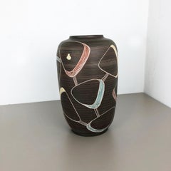 Große Bodenvase aus Keramik von Sawa Franz Schwaderlapp:: Deutschland:: 1950er Jahre