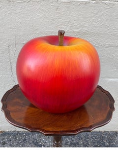 Large Ceramic Red Apple