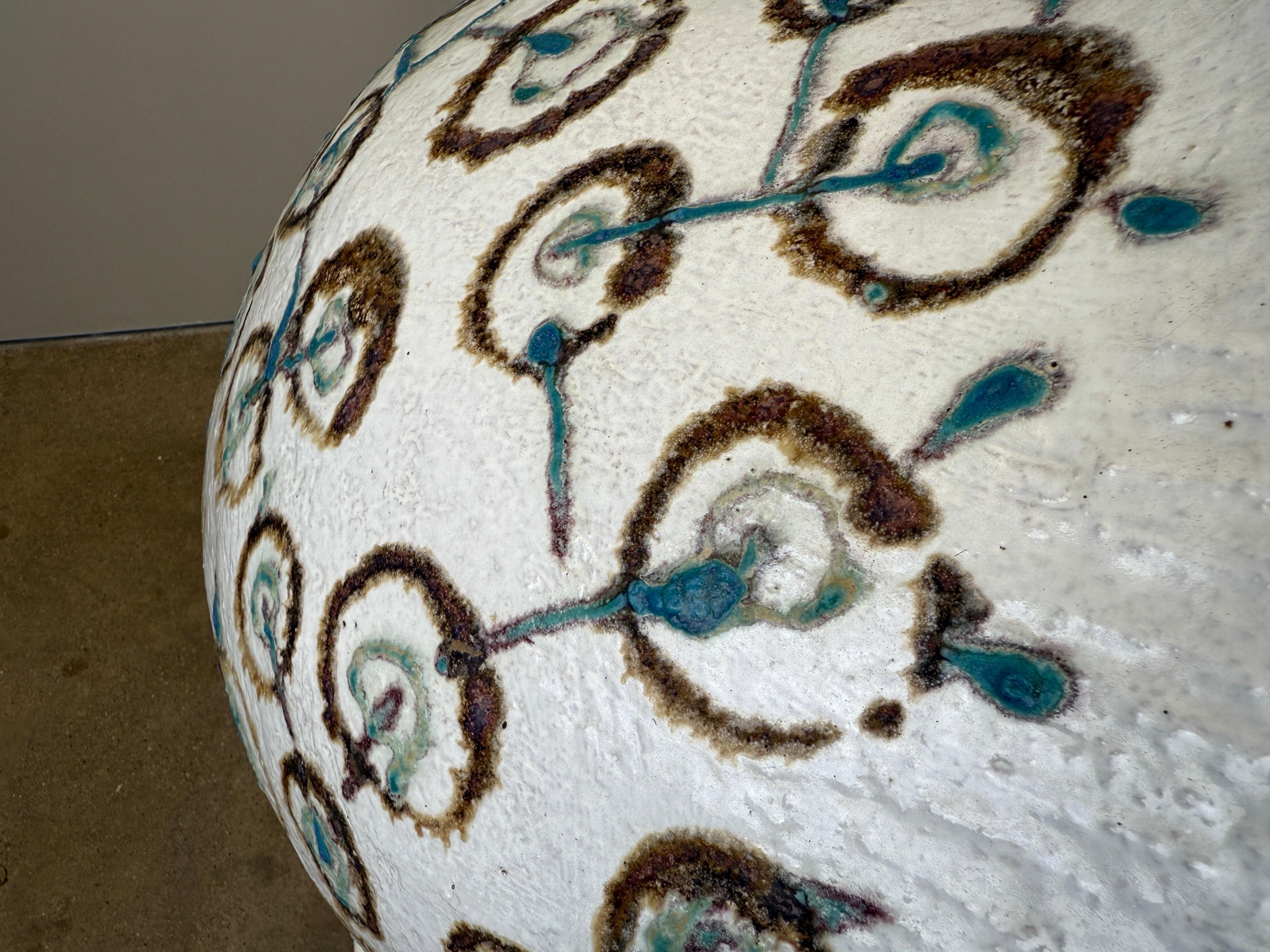 Large Ceramic Sculpture by Eugene Friley, 1970's For Sale 9