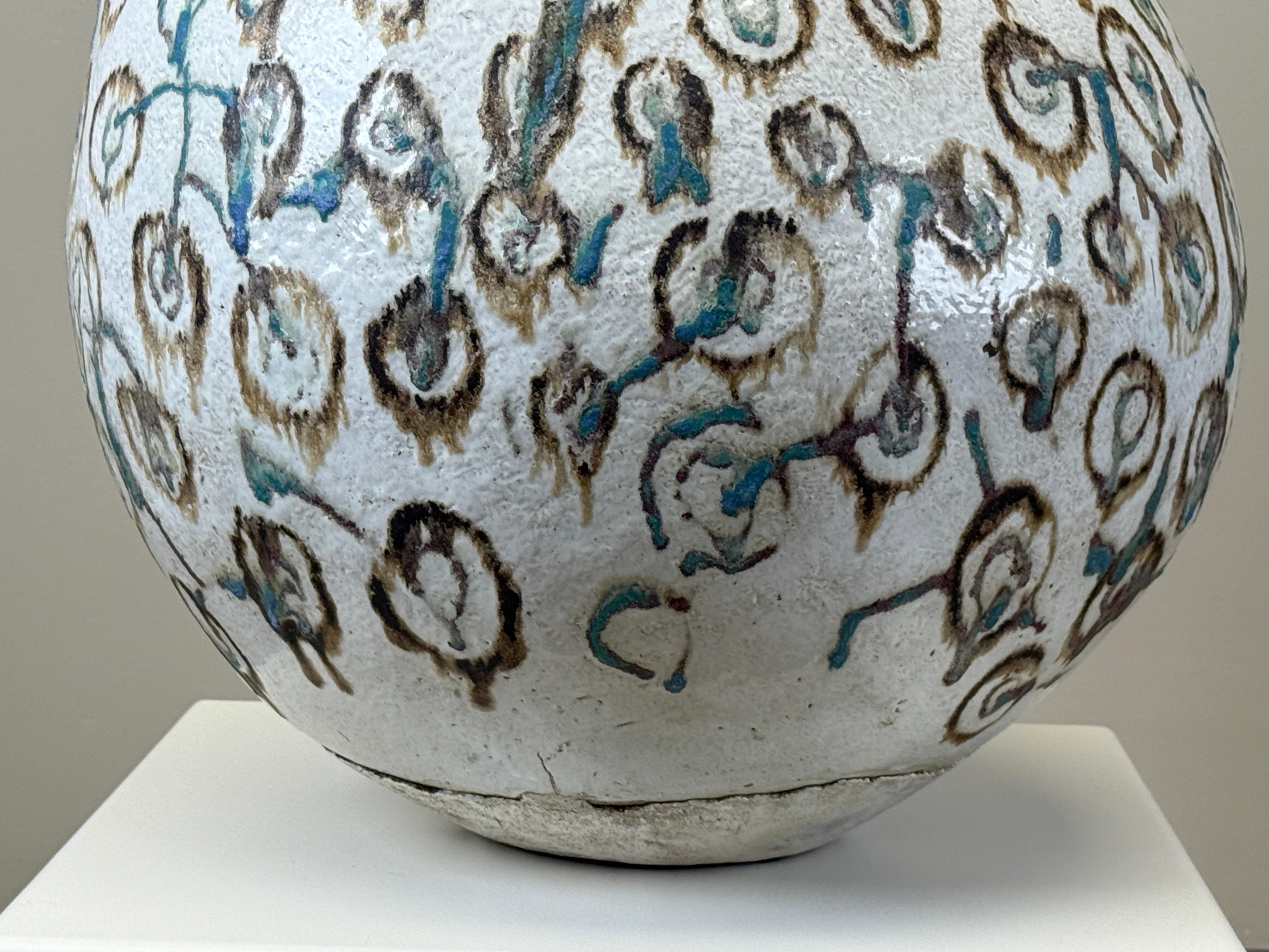 Large Ceramic Sculpture by Eugene Friley, 1970's In Good Condition For Sale In Dallas, TX