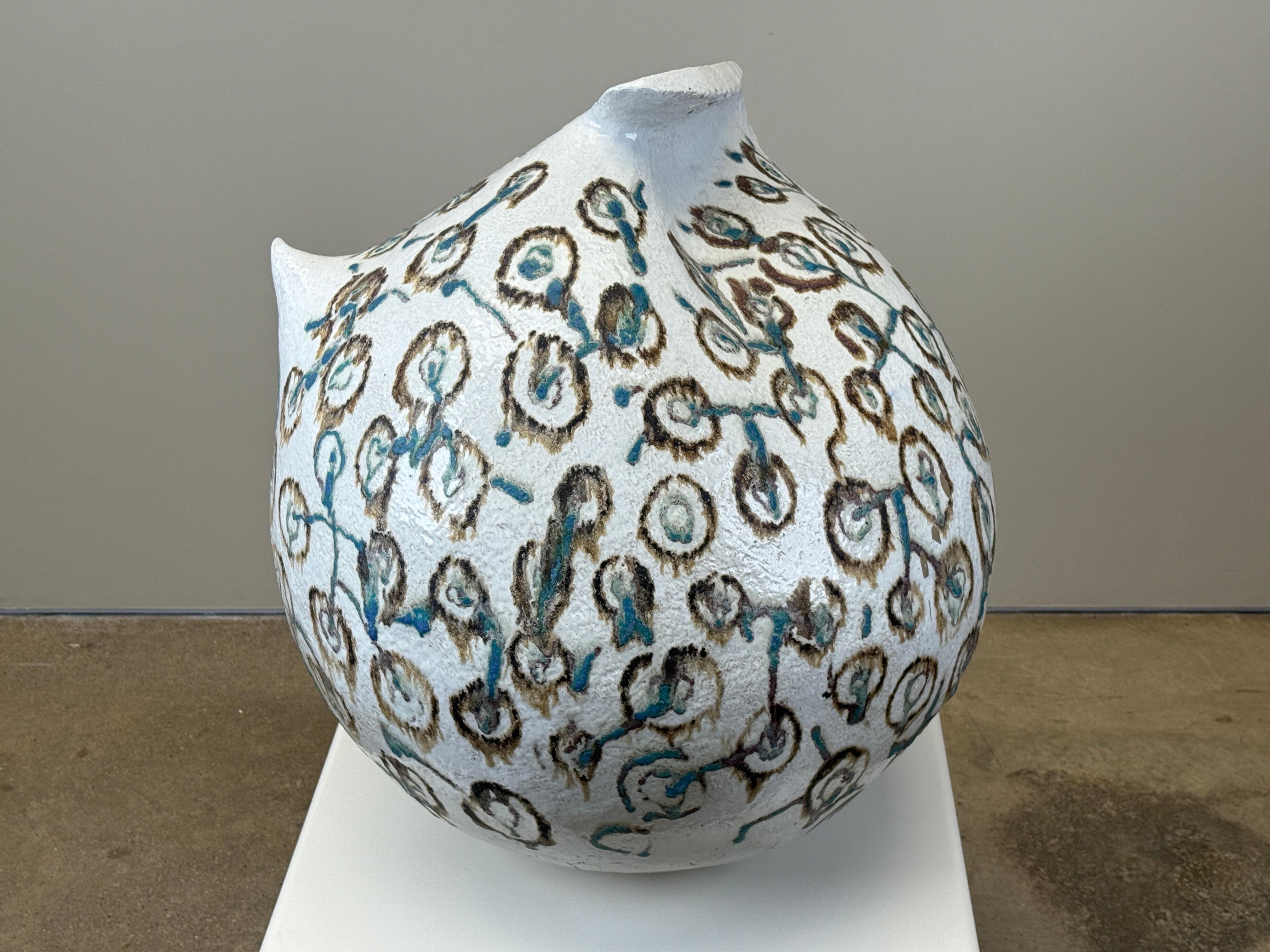 Large Ceramic Sculpture by Eugene Friley, 1970's For Sale 4