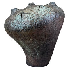 Grande sculpture en céramique d'Eugene Friley, années 1970