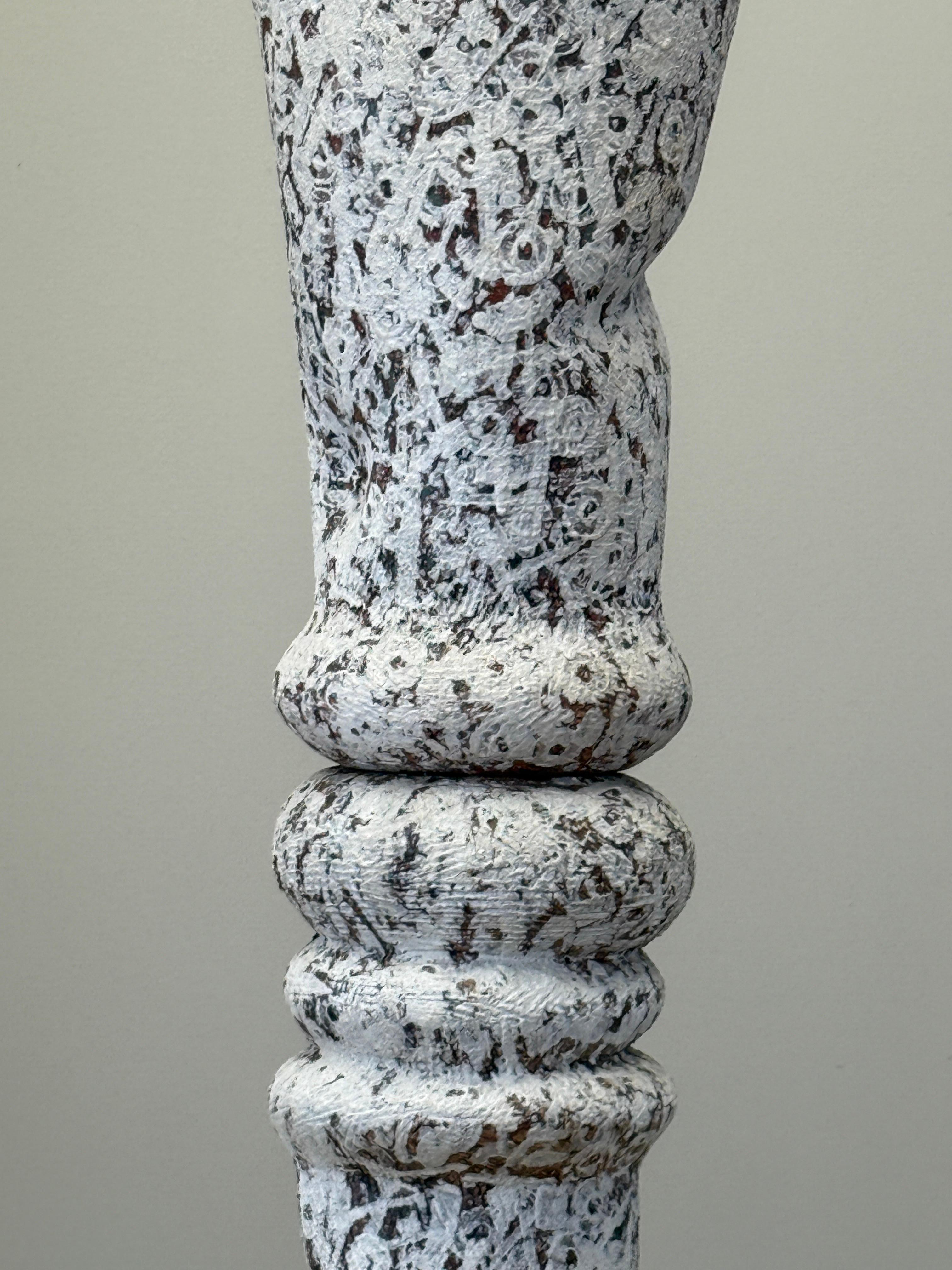 Große Keramik-Skulptur von George Roby, 1980er Jahre im Angebot 6