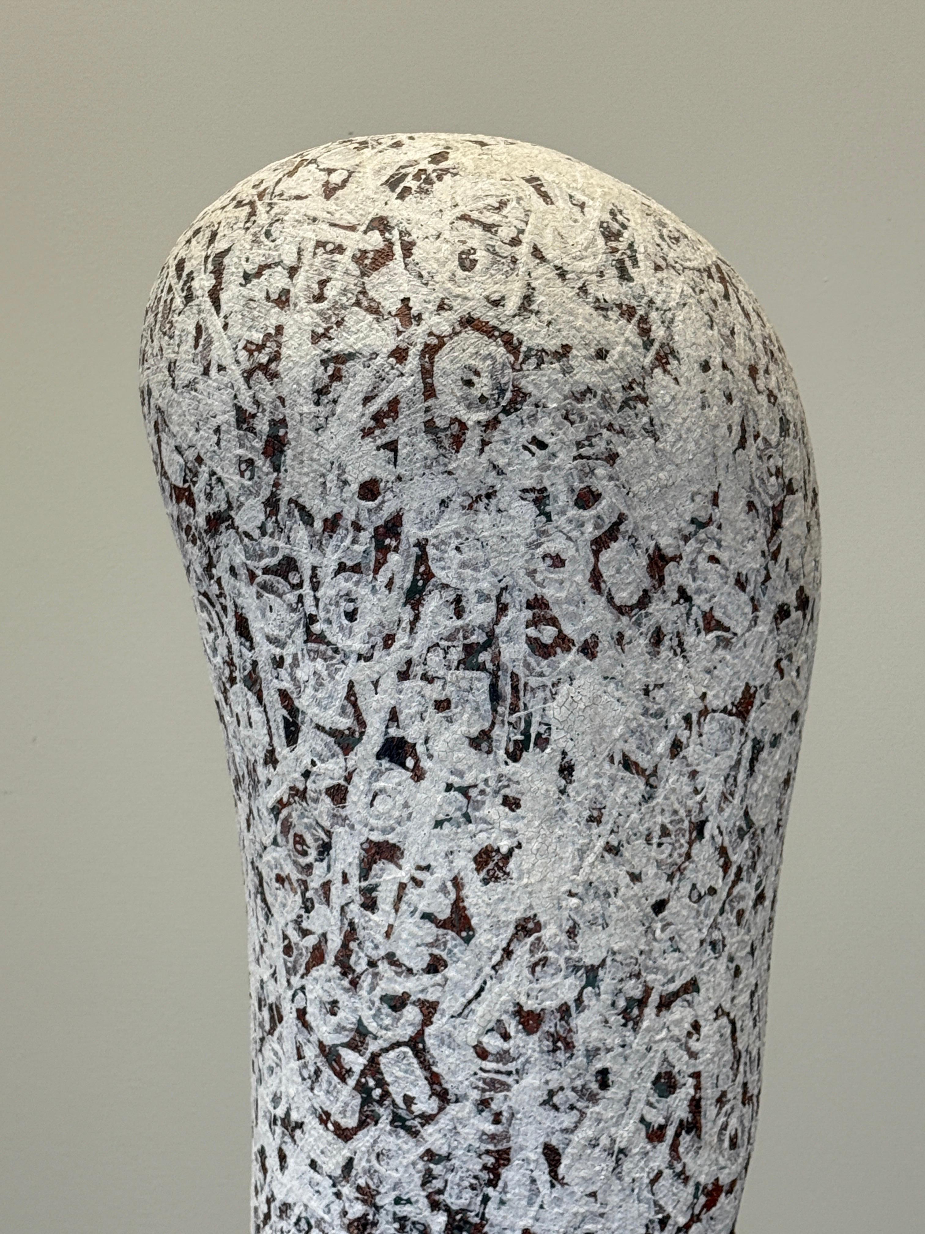 Große Keramik-Skulptur von George Roby, 1980er Jahre im Angebot 8