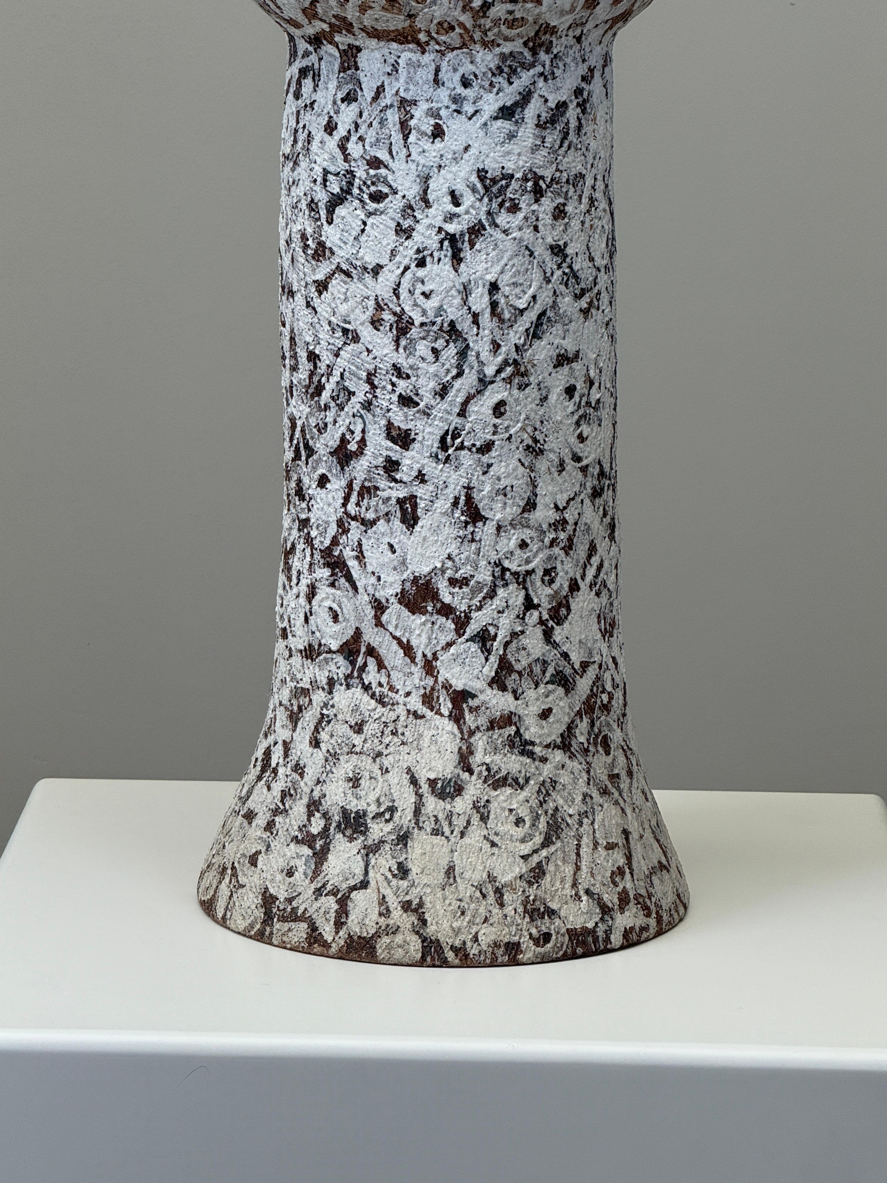 Große Keramik-Skulptur von George Roby, 1980er Jahre im Angebot 2