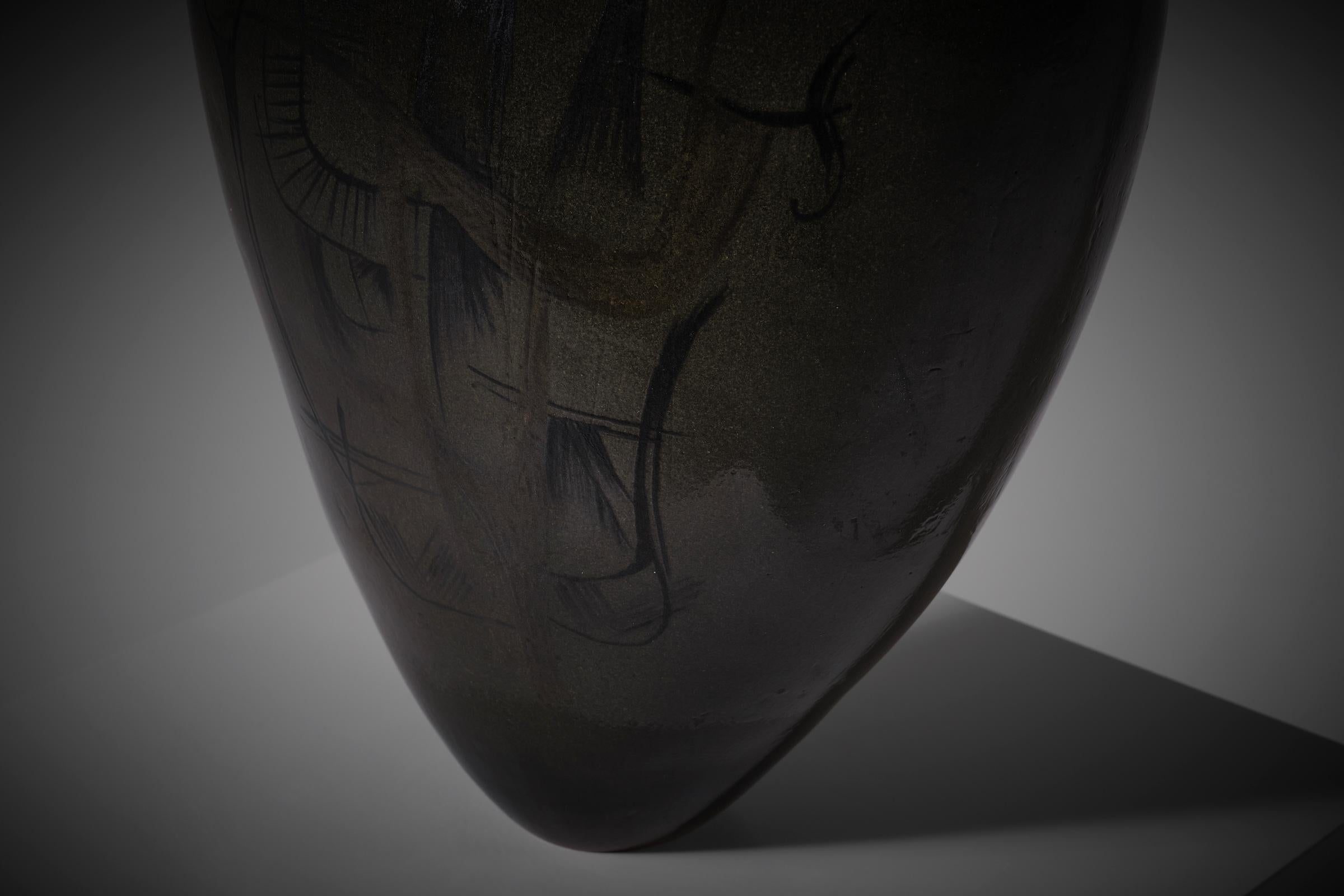 Large Ceramic sculpture by Pier Claudio Pantieri, Italy 1950s For Sale 2
