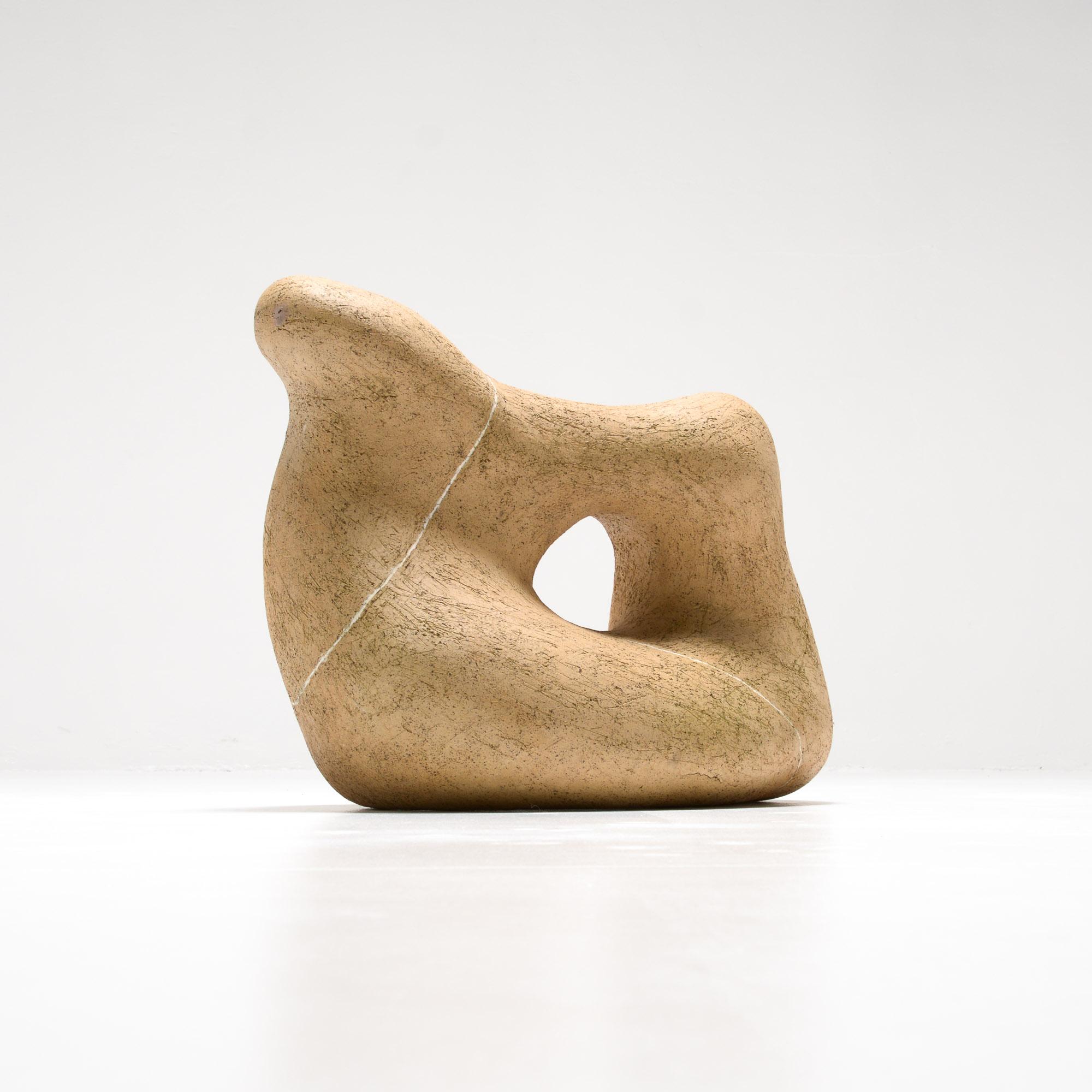 Belgian Large Ceramic Sculpture, Dancing Stone 2, by Sabine Vermetten