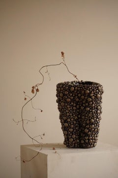 Large Ceramic, Stoneware Vase by Danish Artist Ole Victor, 2021