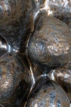 Large Ceramic, Stoneware Vase in Bronze Glaze by Danish Artist Ole Victor, 2020
