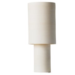 Große Keramiklampe mit geraden Wänden