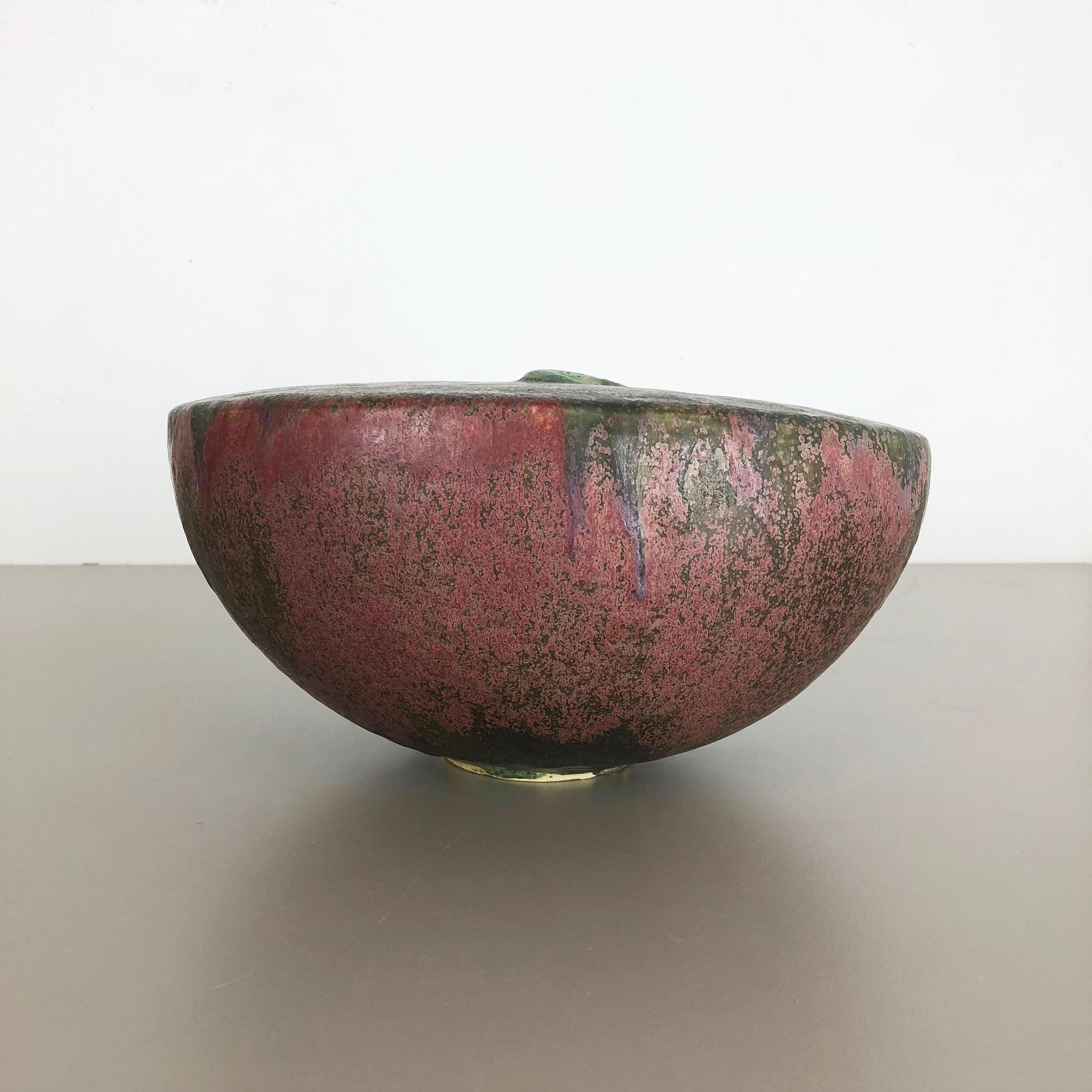Große keramische Atelier Keramik Vase Objekt von Otto Meier Bremen Deutschland 1960s im Zustand „Gut“ in Kirchlengern, DE