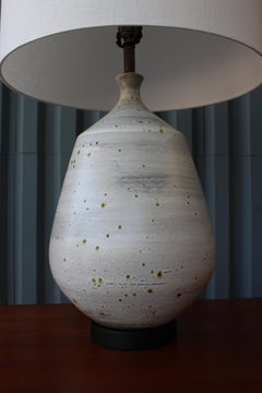 Large Ceramic Table Lamp, 1960s, USA