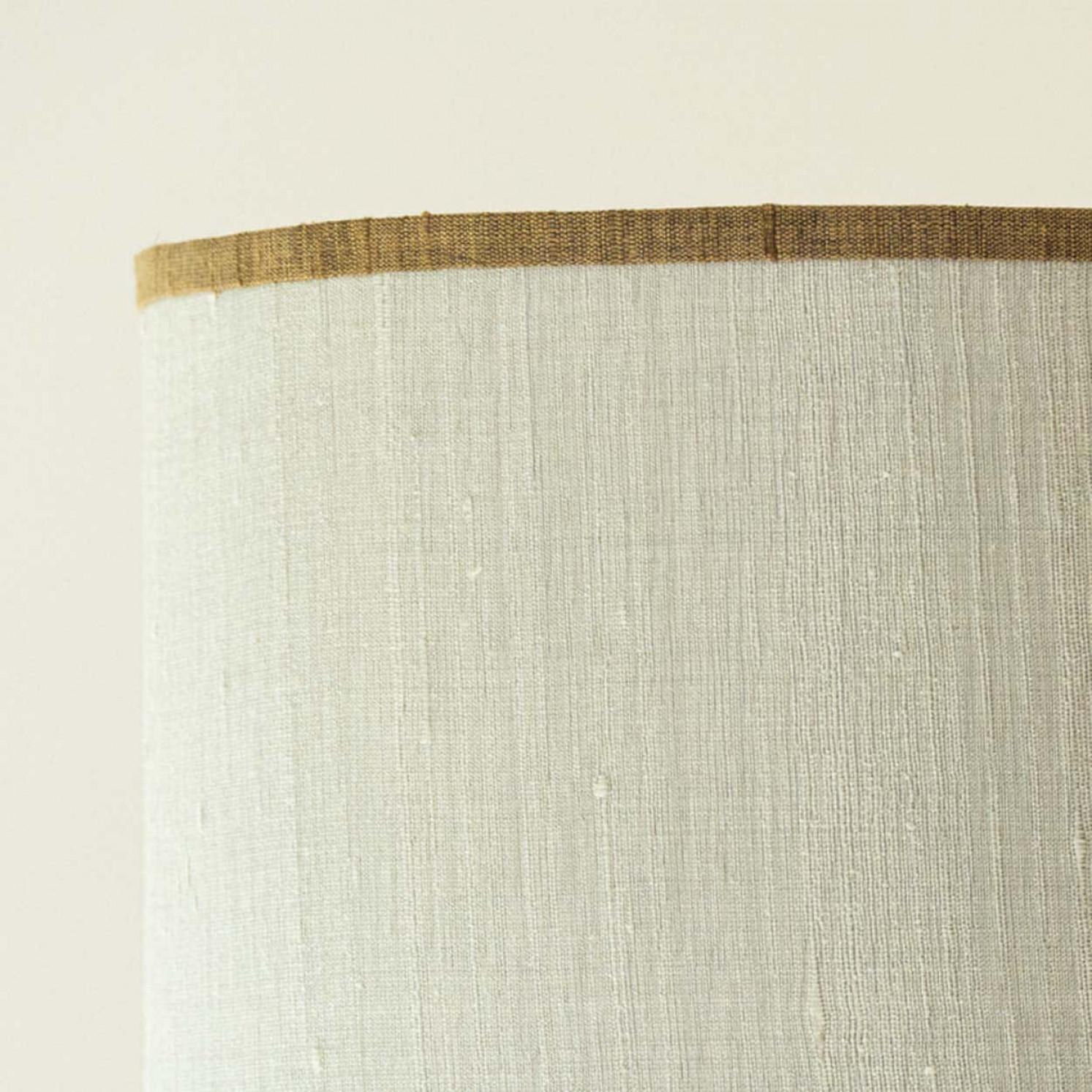 Large Ceramic Table Lamp by B. Rooke, New Lampshade by R. Houben, 1970 For Sale 1