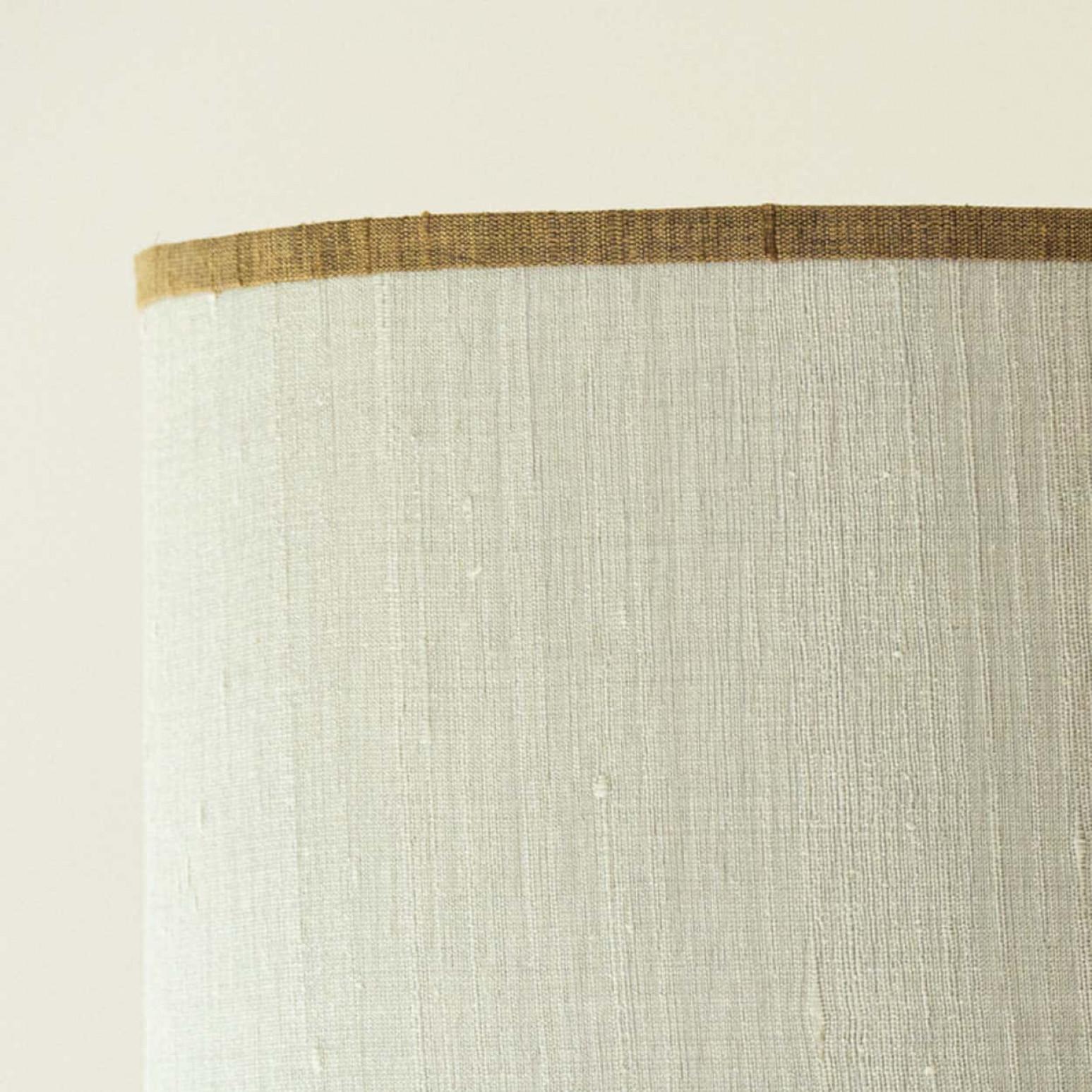 Grande lampada da tavolo in ceramica di B. Rooke, nuovo paralume di R. Houben, 1970 in vendita 1