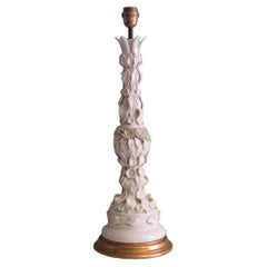 Large ceramic table lamp by Bondia Manises Spain 1950-160