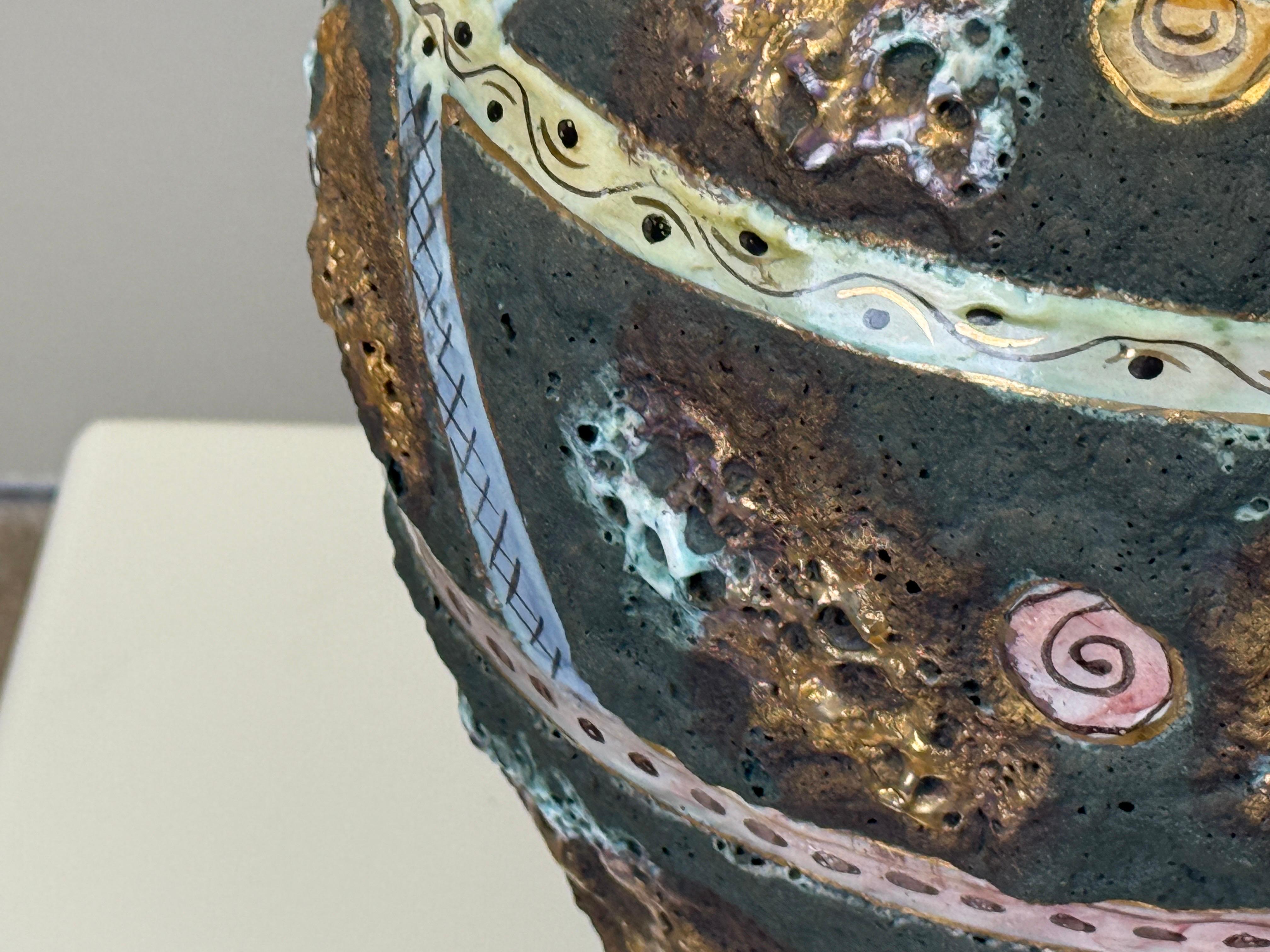 Grande lampe de bureau en céramique d'Italo Casini en vente 10