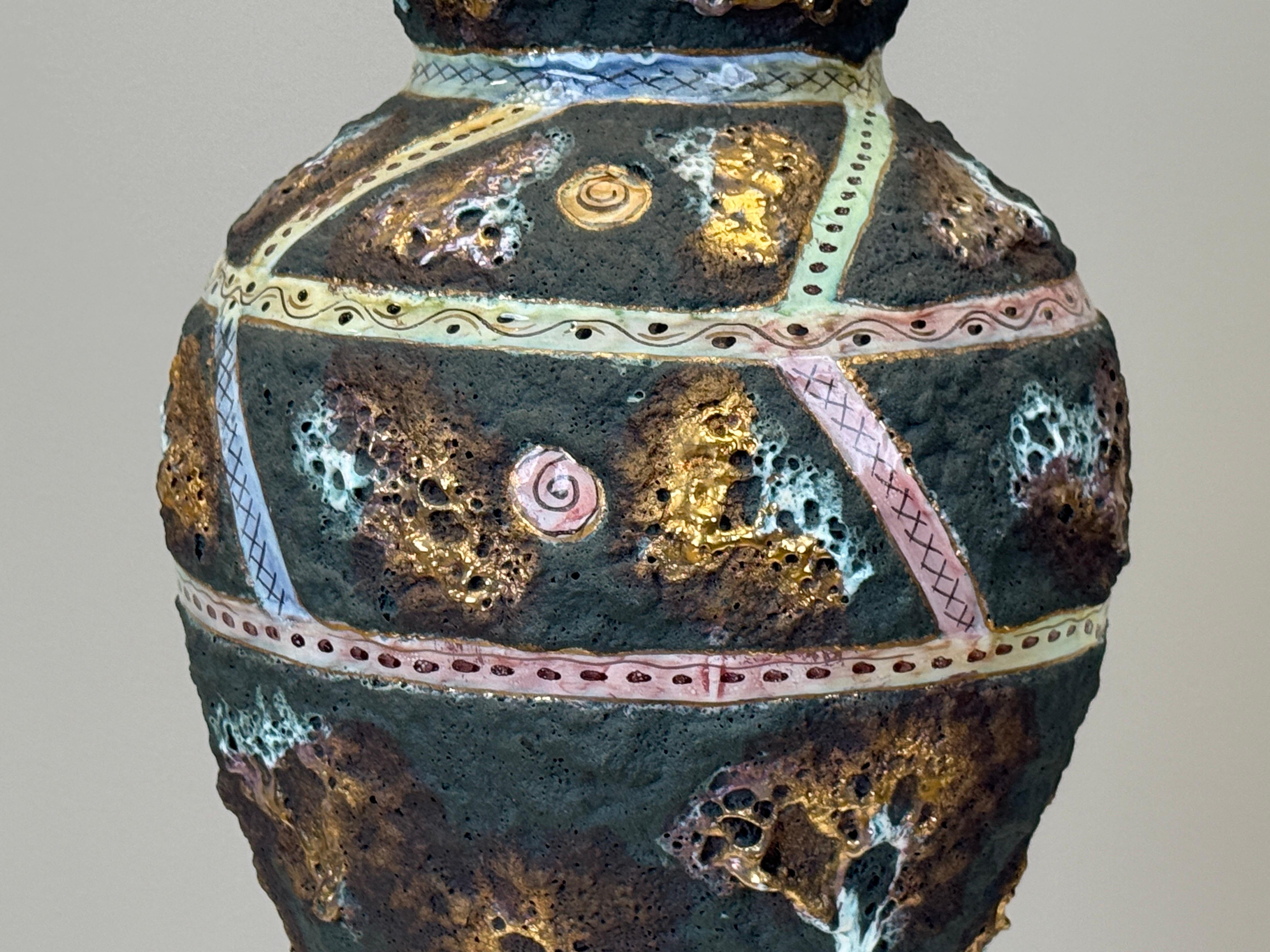 Grande lampe de bureau en céramique d'Italo Casini en vente 4